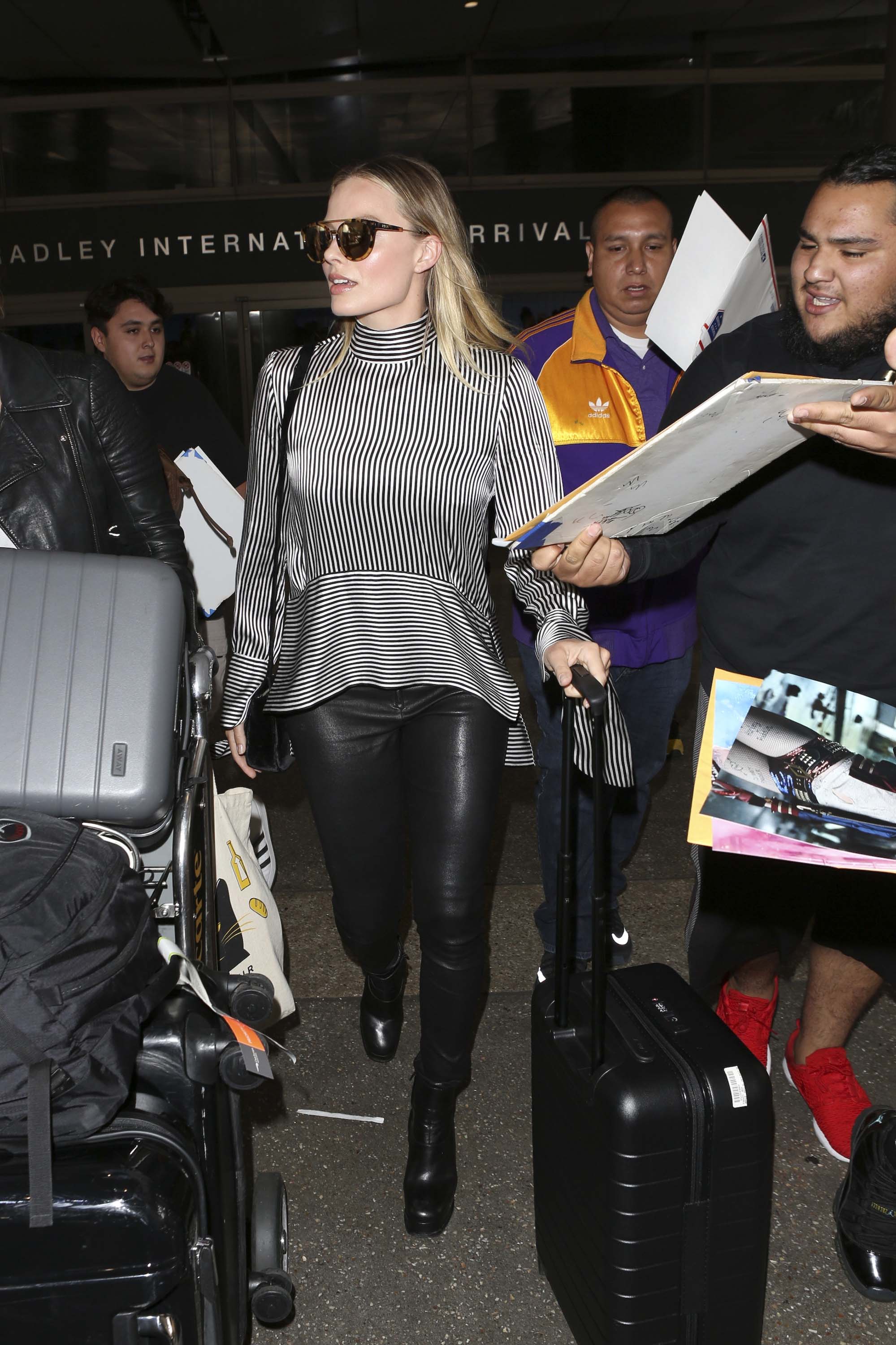 Margot Robbie seen at LAX airport