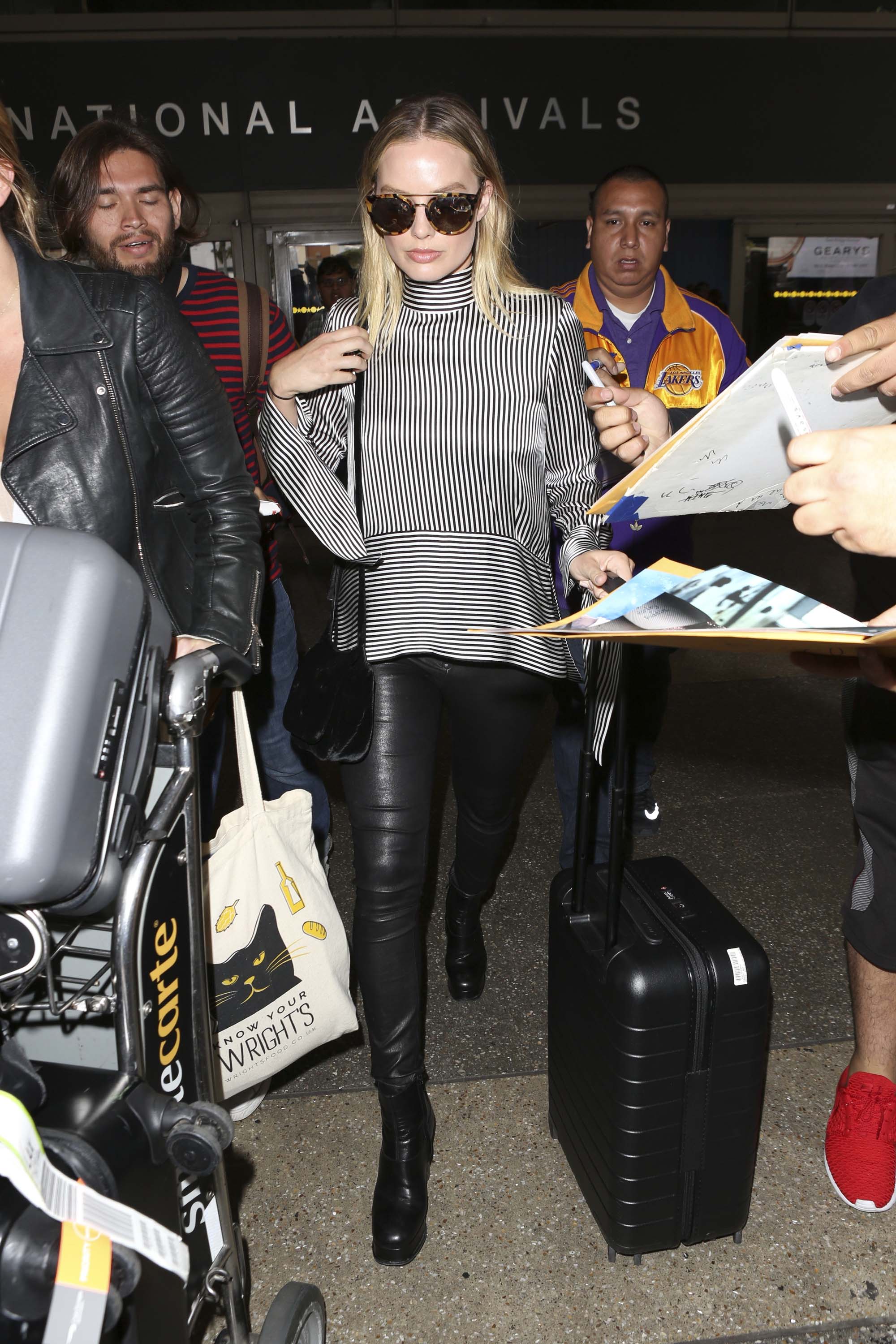 Margot Robbie seen at LAX airport