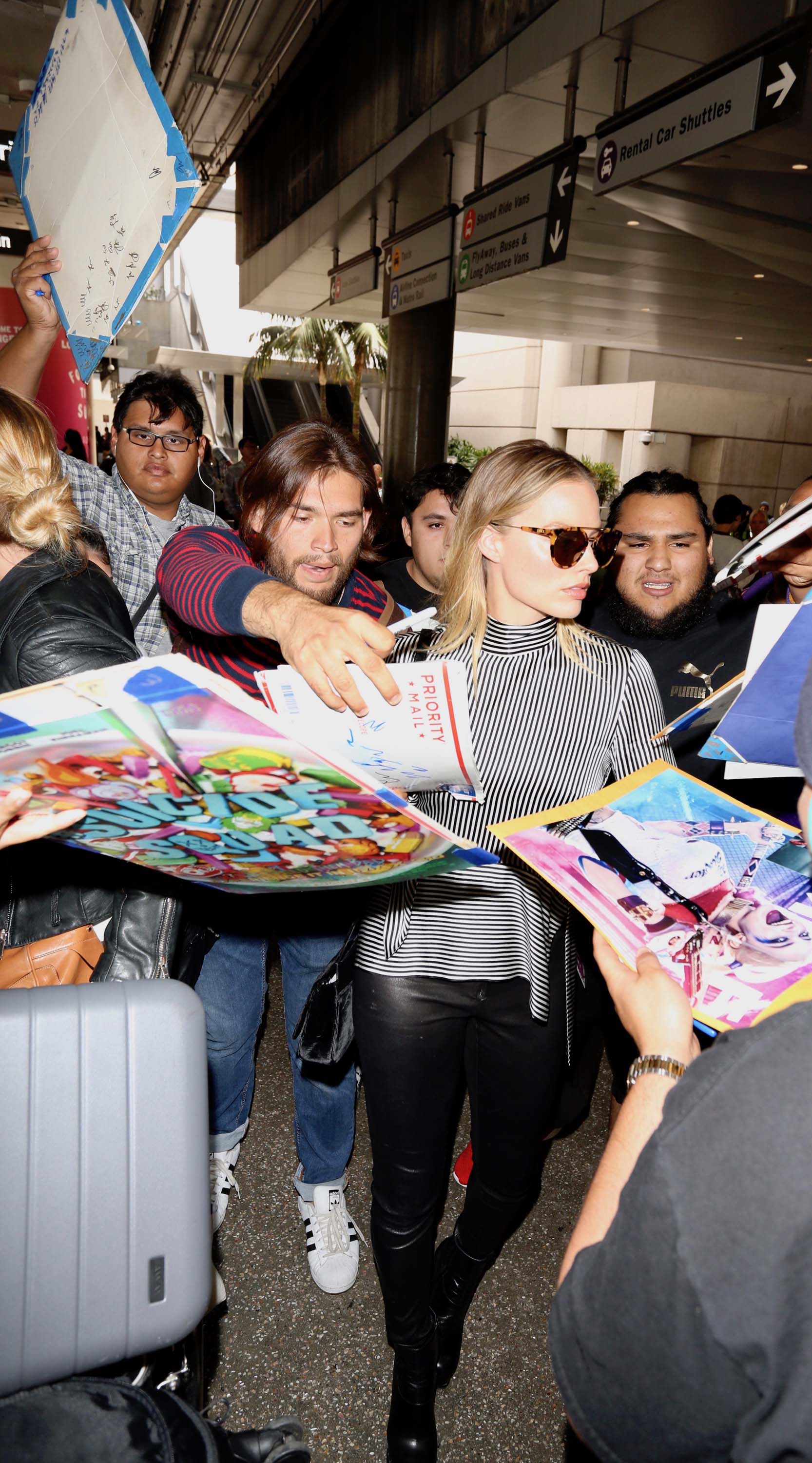 Margot Robbie seen at LAX airport