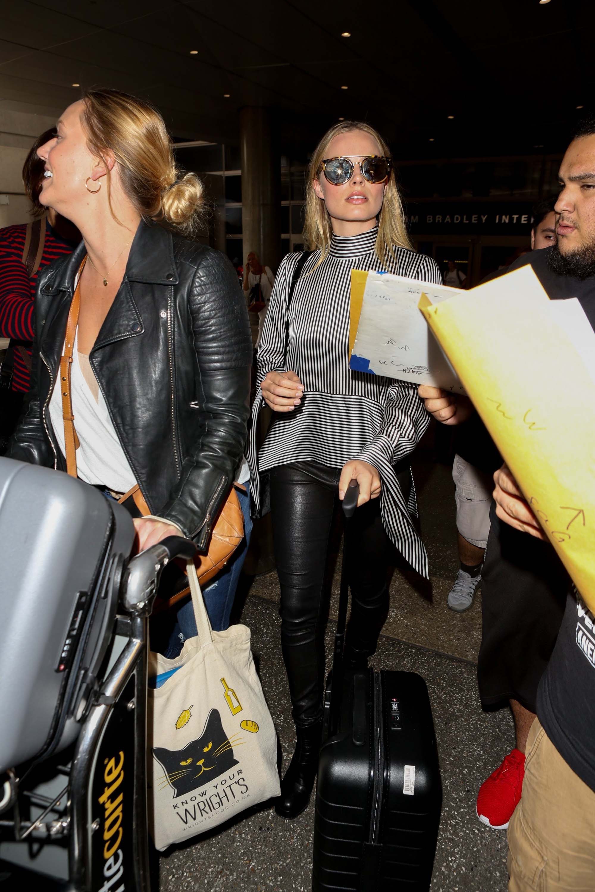 Margot Robbie seen at LAX airport