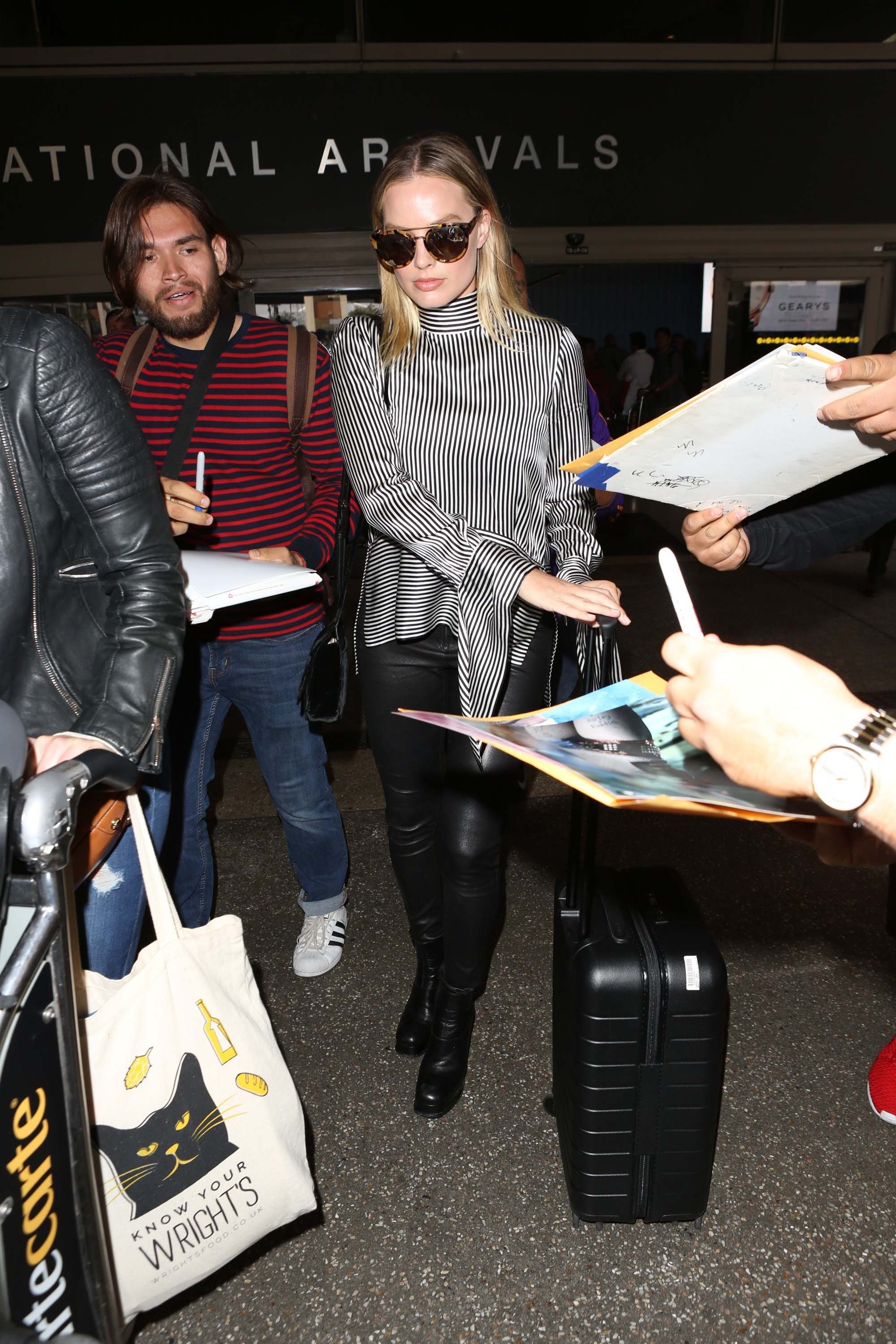 Margot Robbie seen at LAX airport