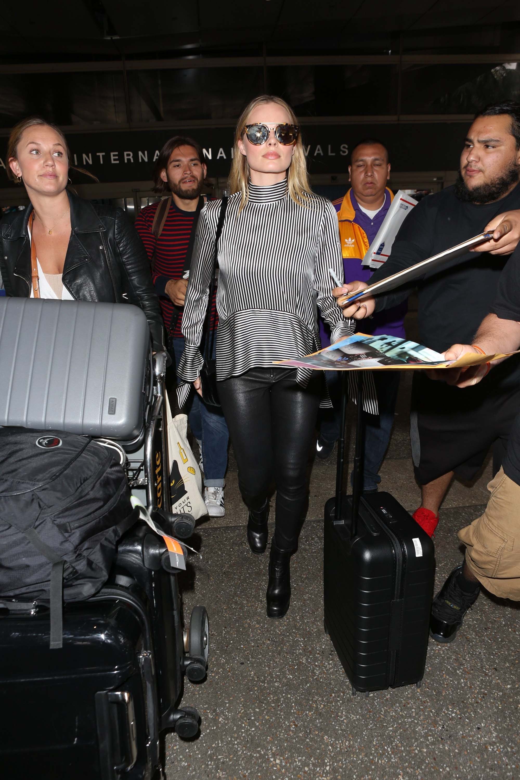 Margot Robbie seen at LAX airport