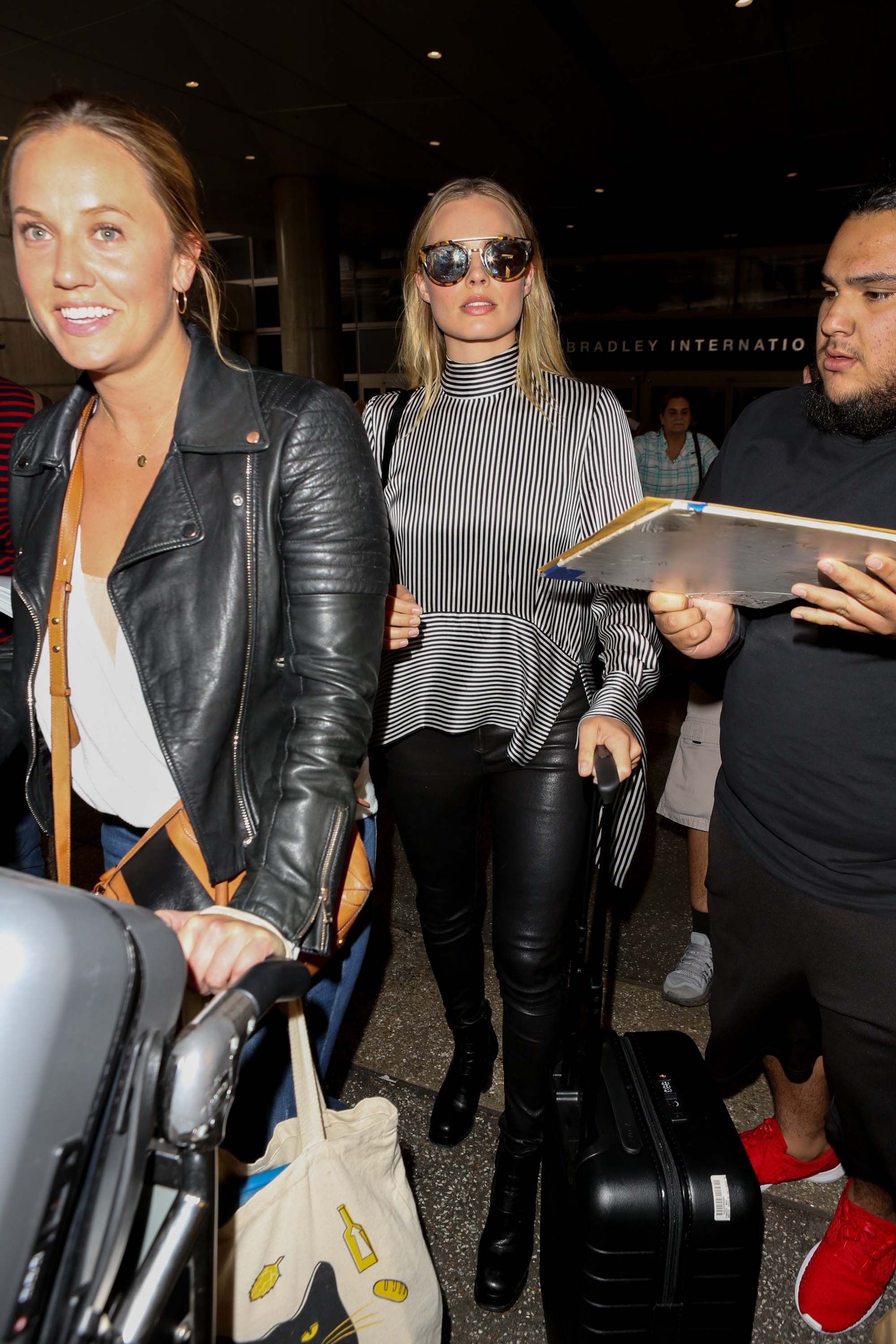 Margot Robbie seen at LAX airport