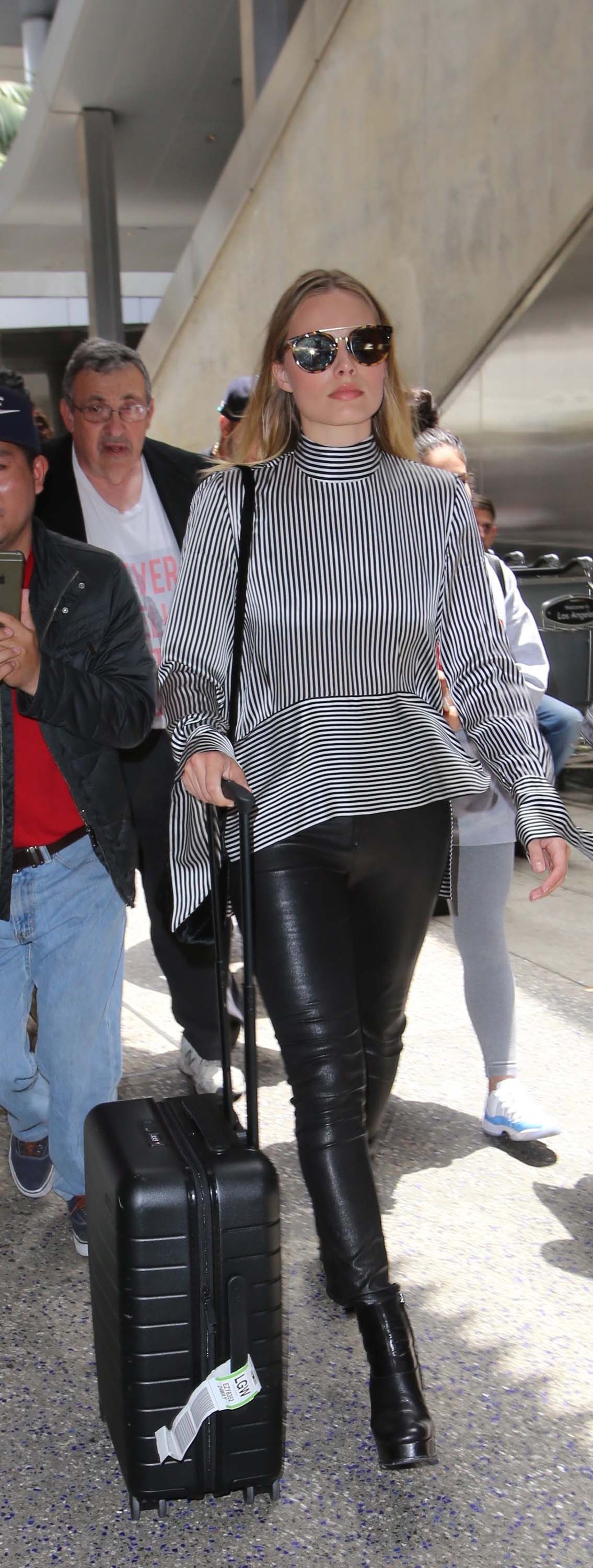 Margot Robbie seen at LAX airport