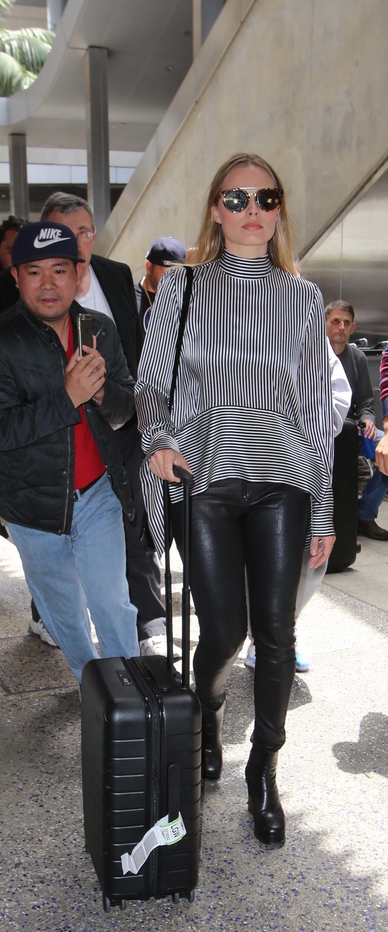 Margot Robbie seen at LAX airport