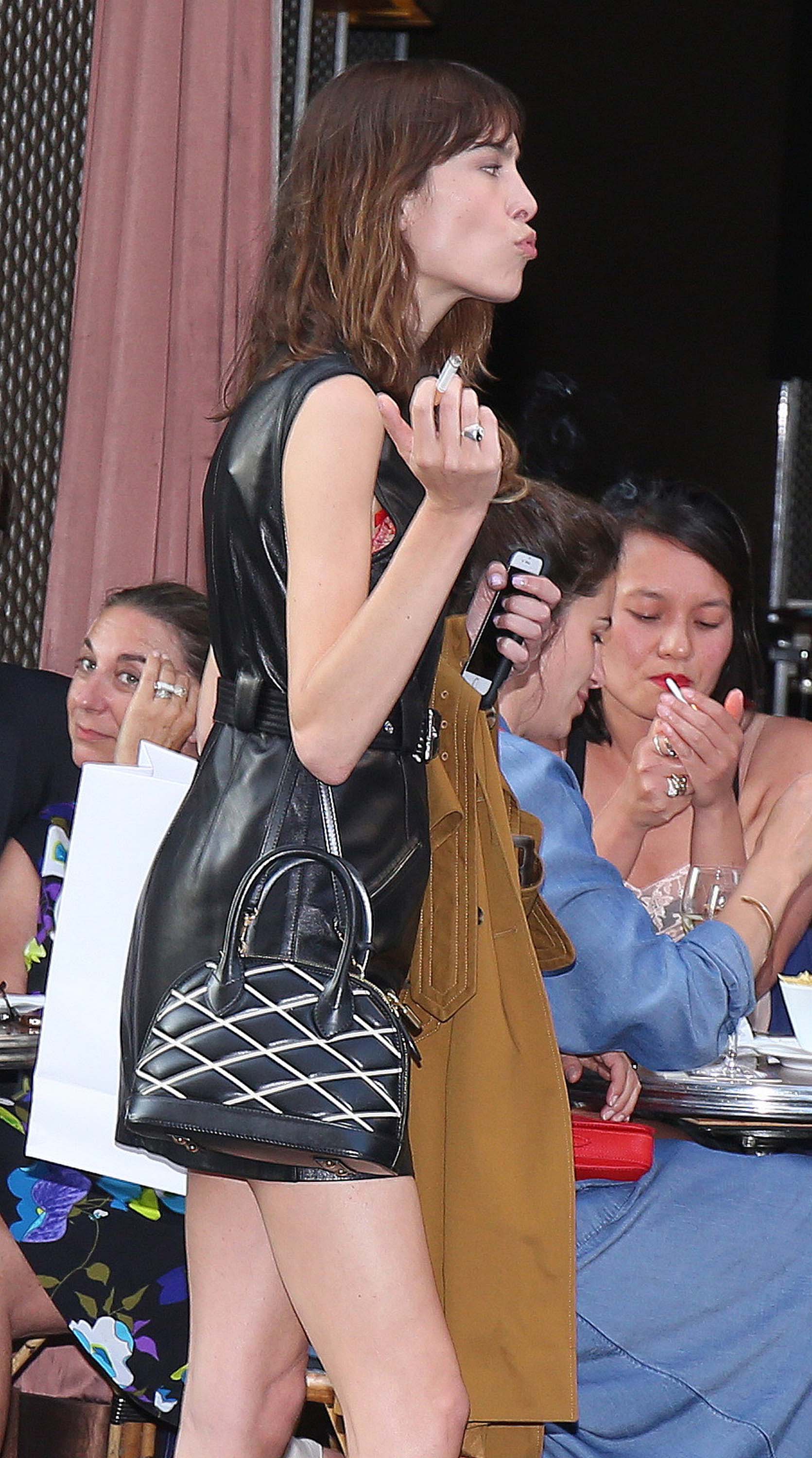 Alexa Chung seen at Colette store