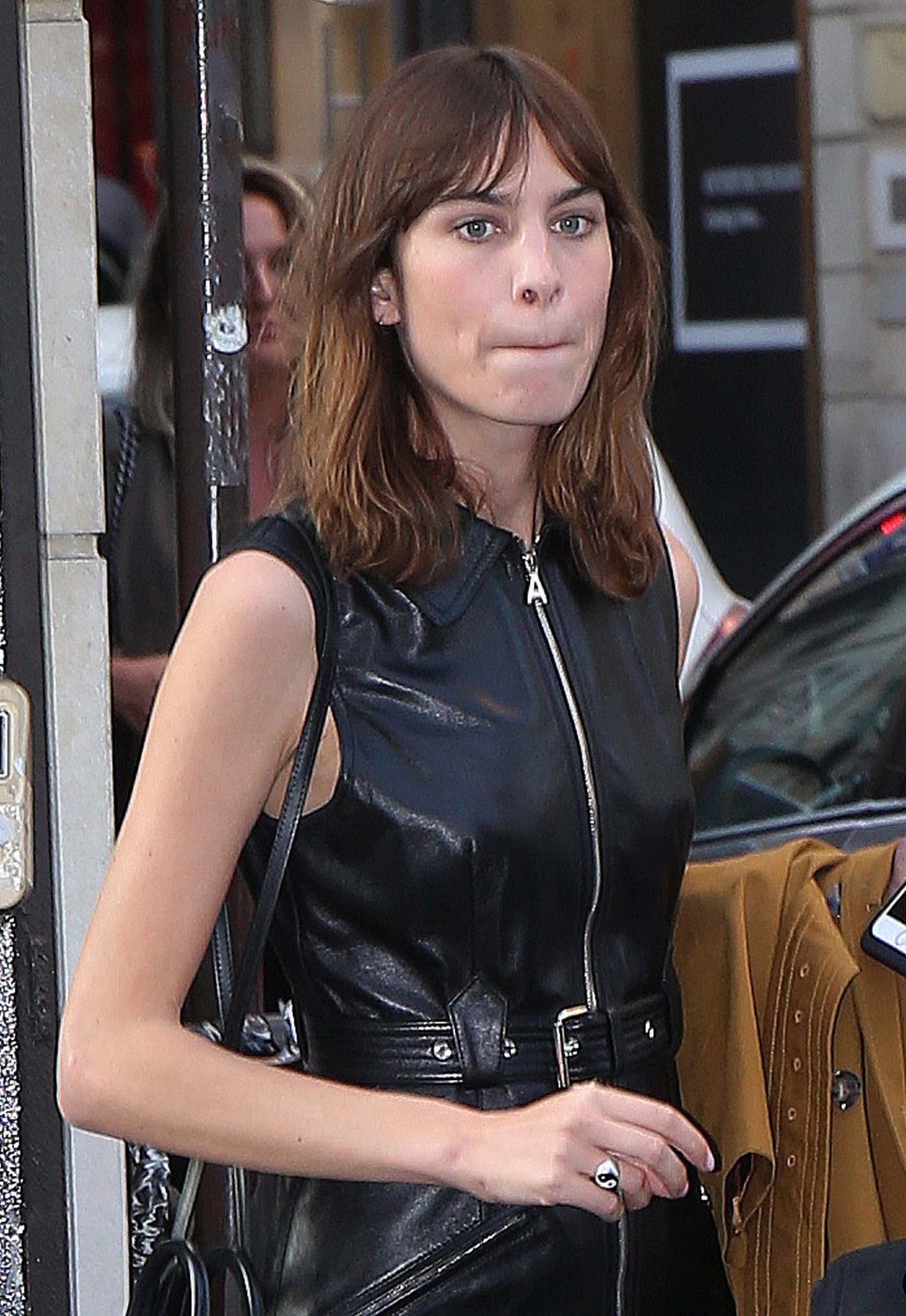 Alexa Chung seen at Colette store