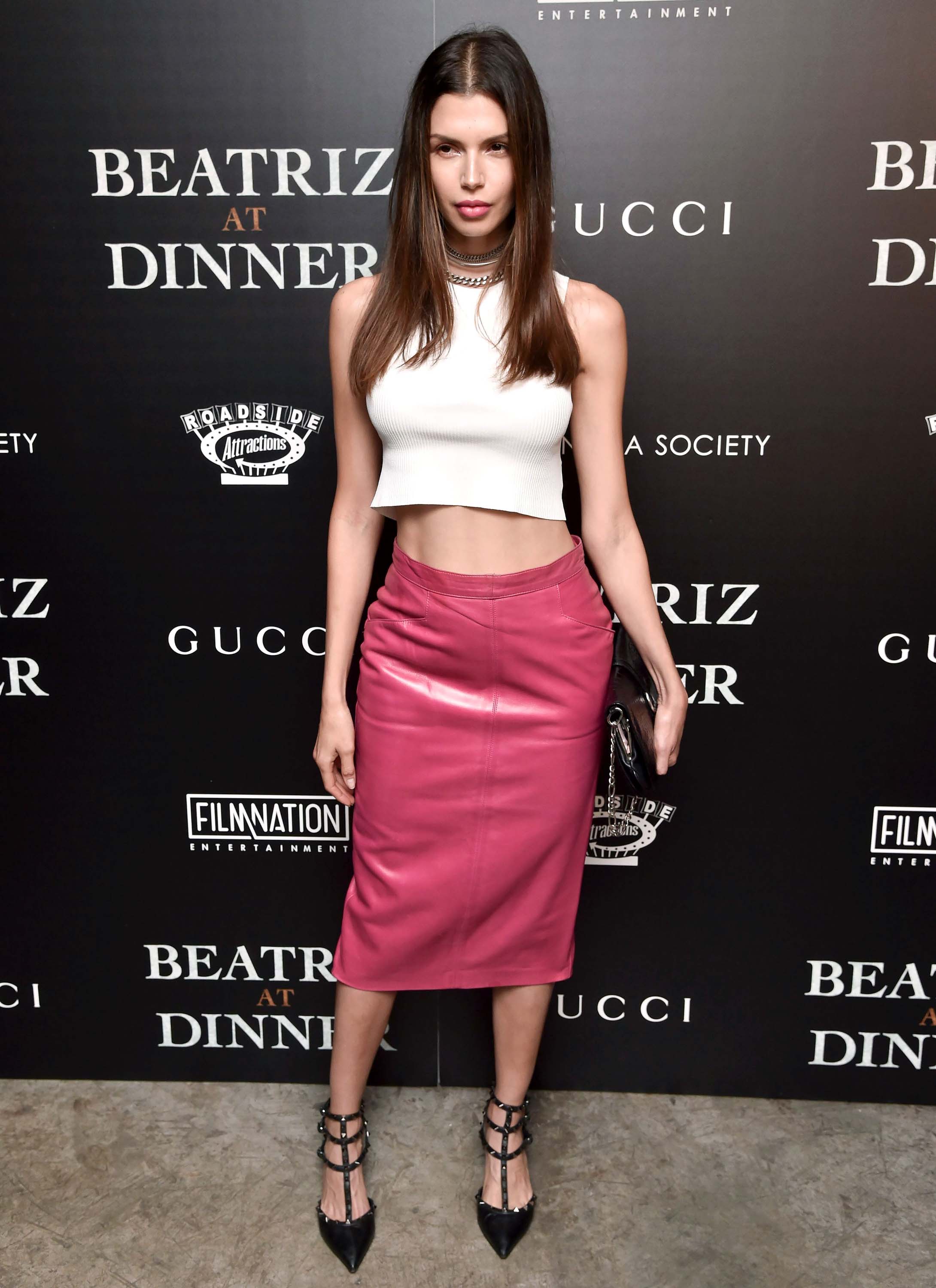 Alejandra Cata attends Beatriz at Dinner film screening