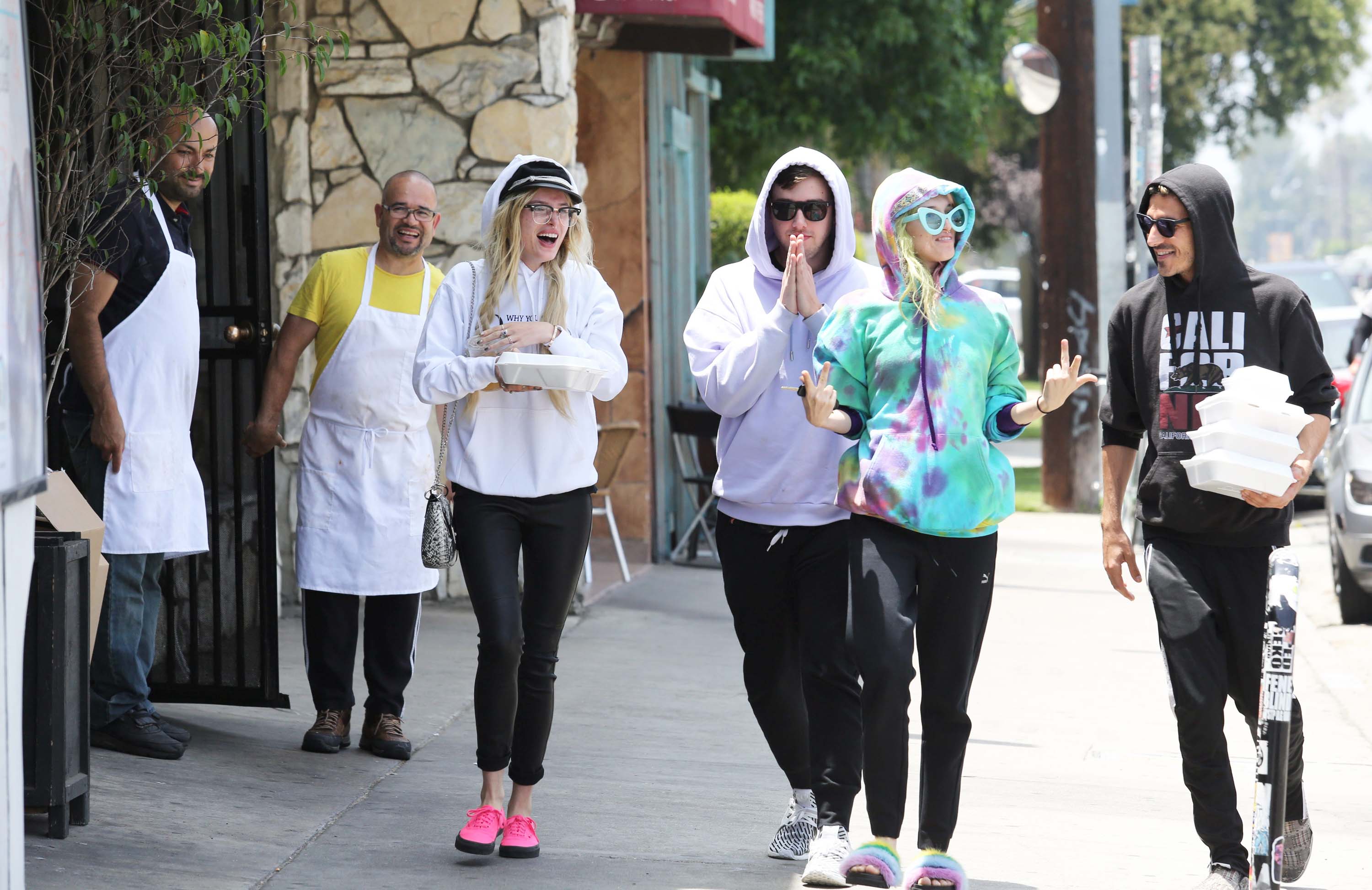 Bella Thorne out and about on the streets of LA