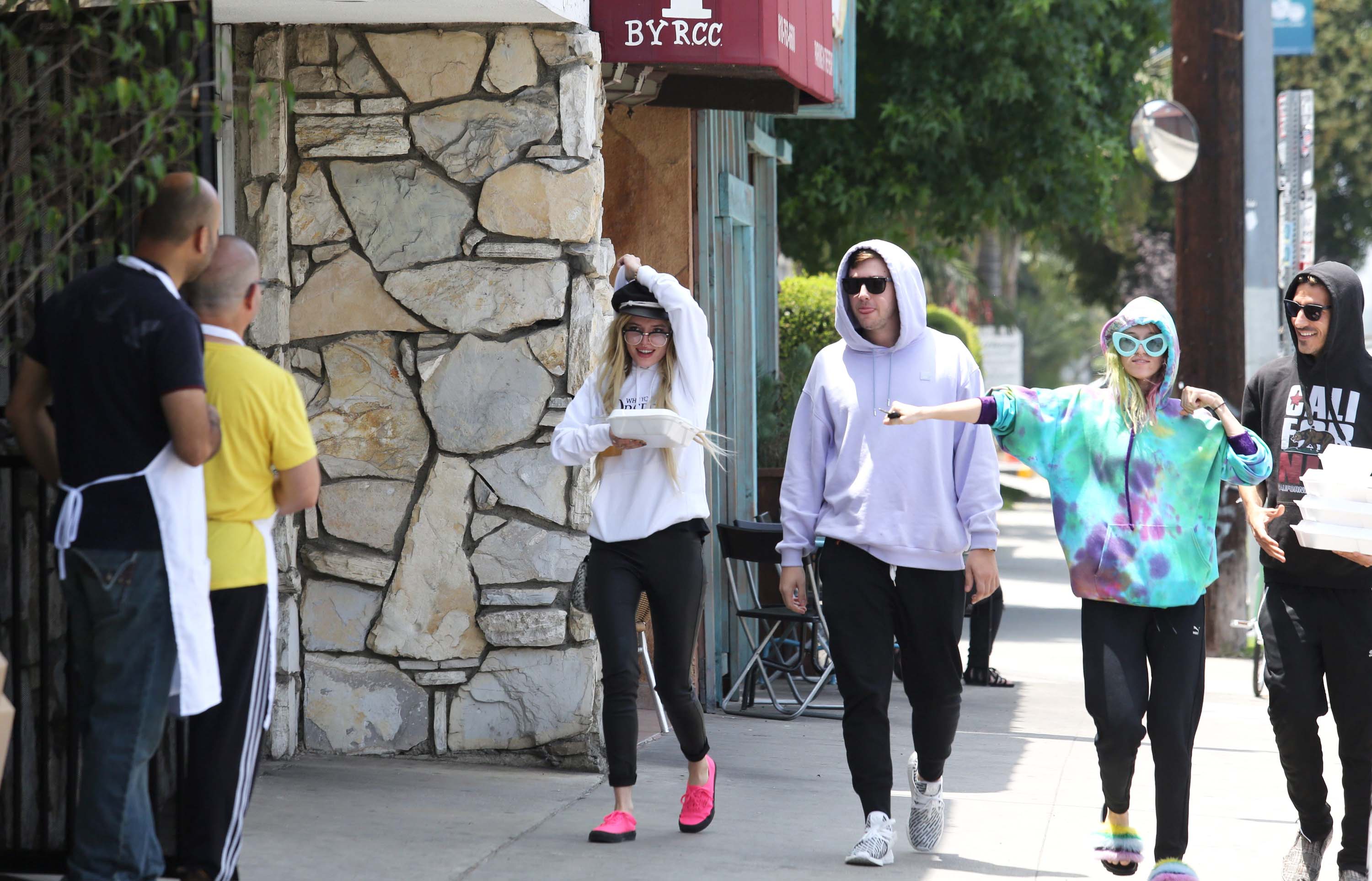 Bella Thorne out and about on the streets of LA