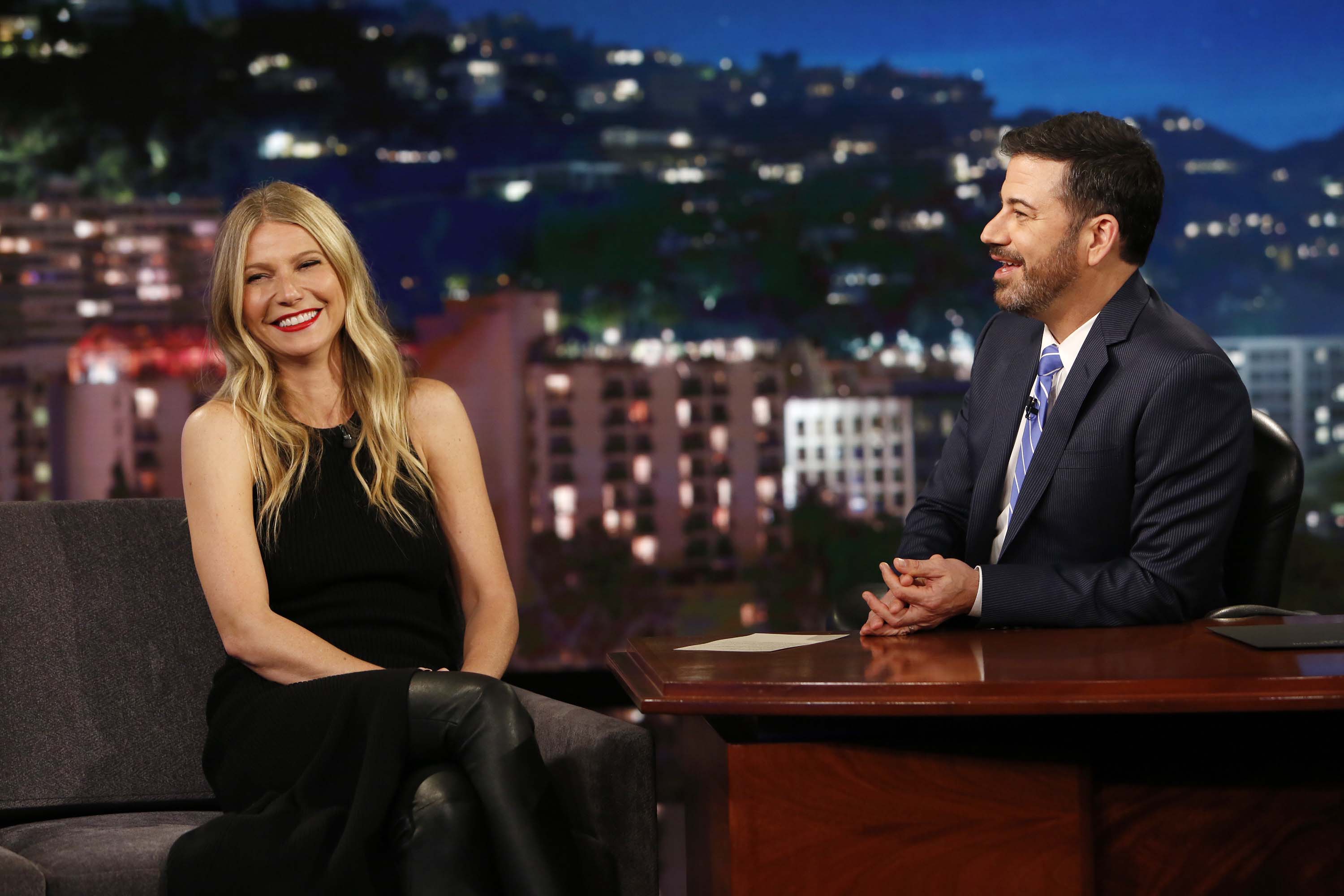 Gwyneth Paltrow attends Jimmy Kimmel Live