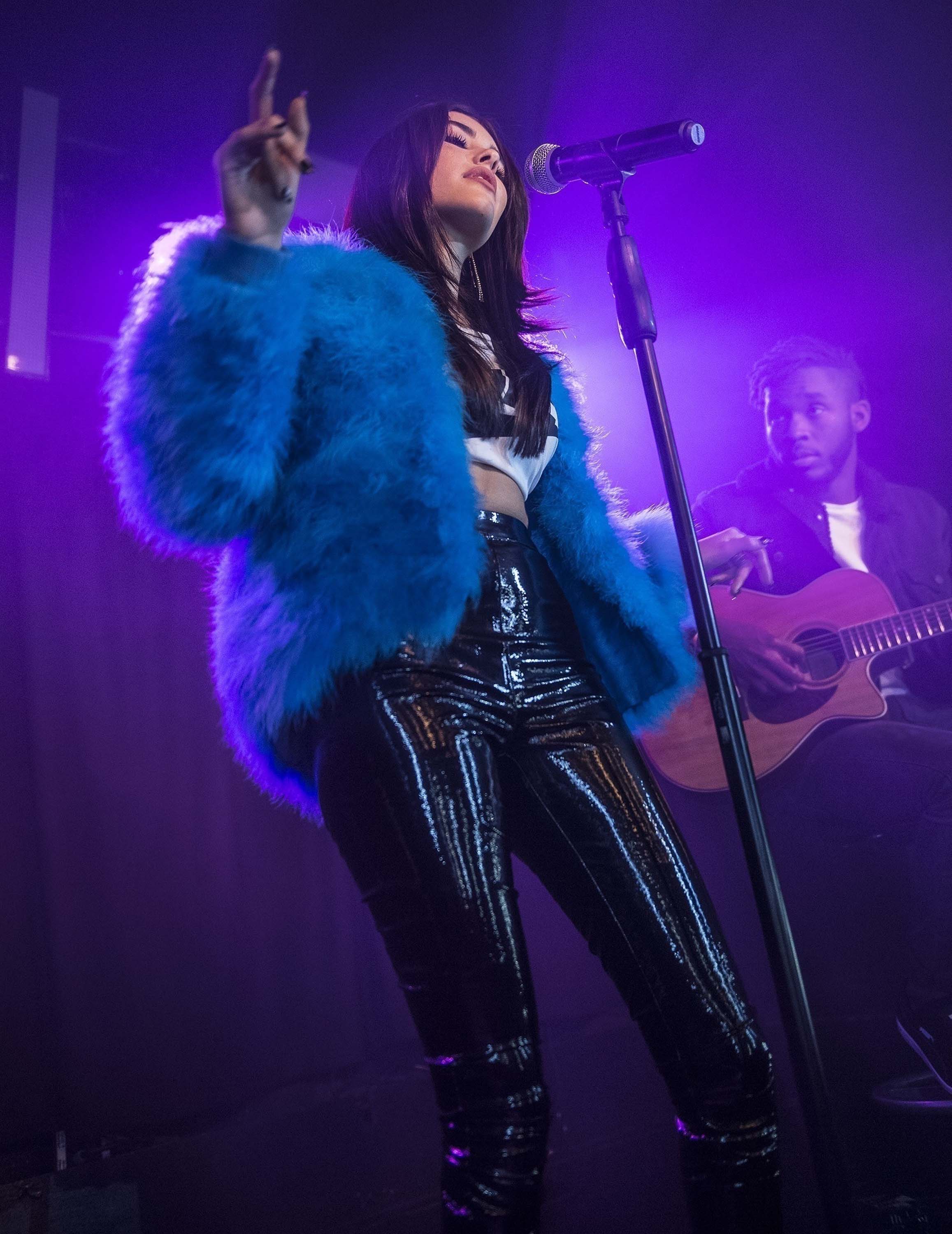 Madison Beer performs at the Hoxton Square Bar & Kitchen