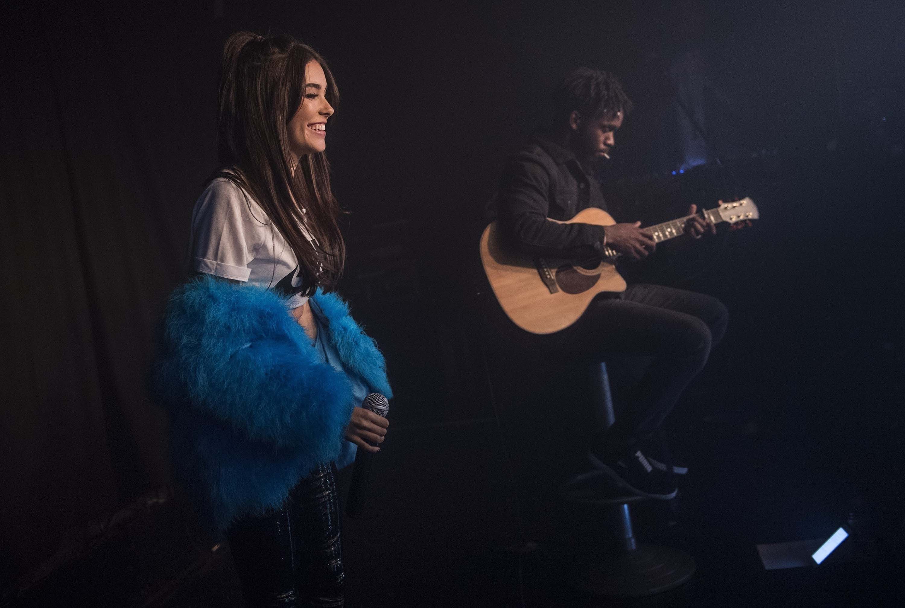 Madison Beer performs at the Hoxton Square Bar & Kitchen