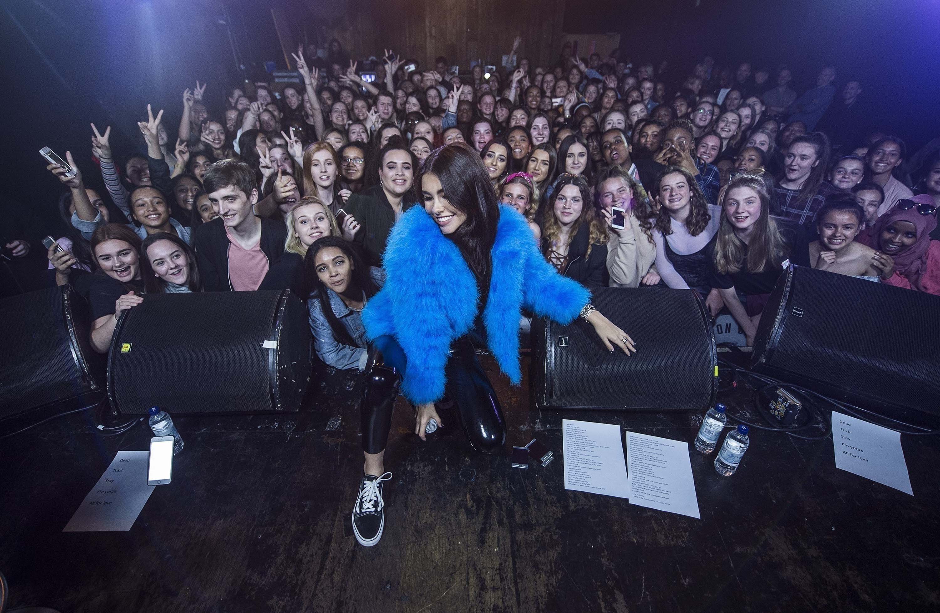 Madison Beer performs at the Hoxton Square Bar & Kitchen