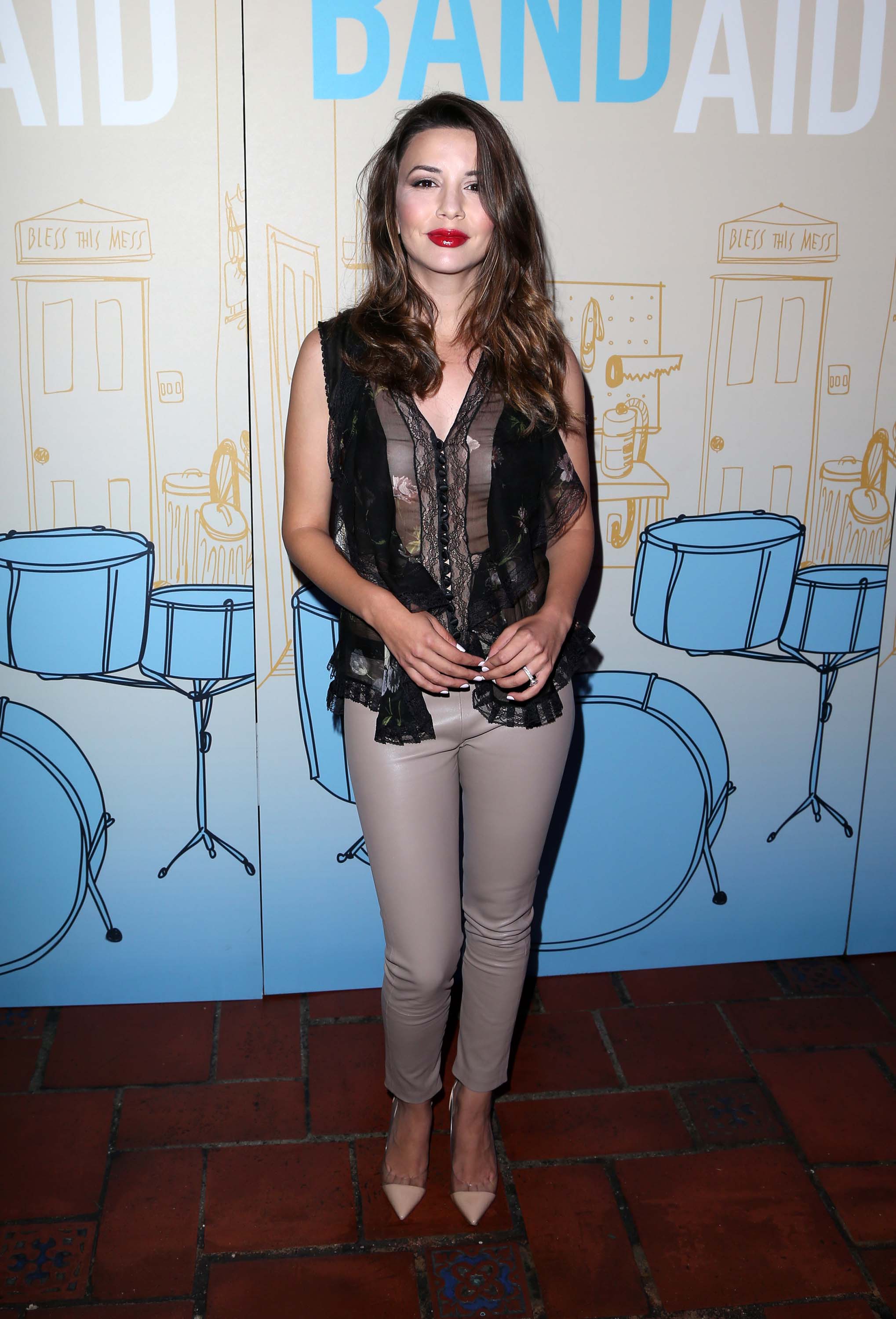 Masiela Lusha attends Band Aid Premiere