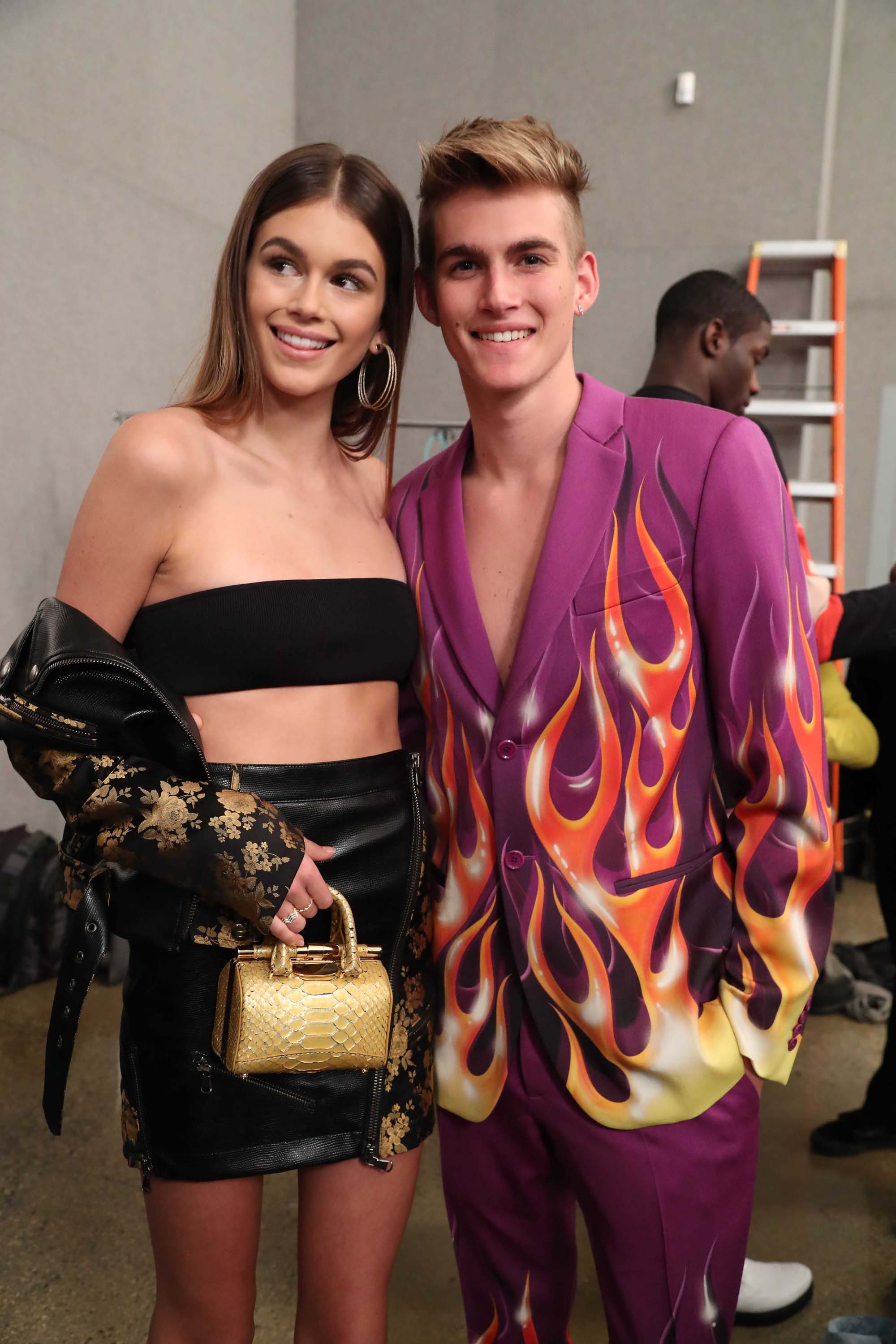 Kaia Gerber attends the MOSCHINO Spring/Summer 2018 Menswear & Women’s Resort Collection