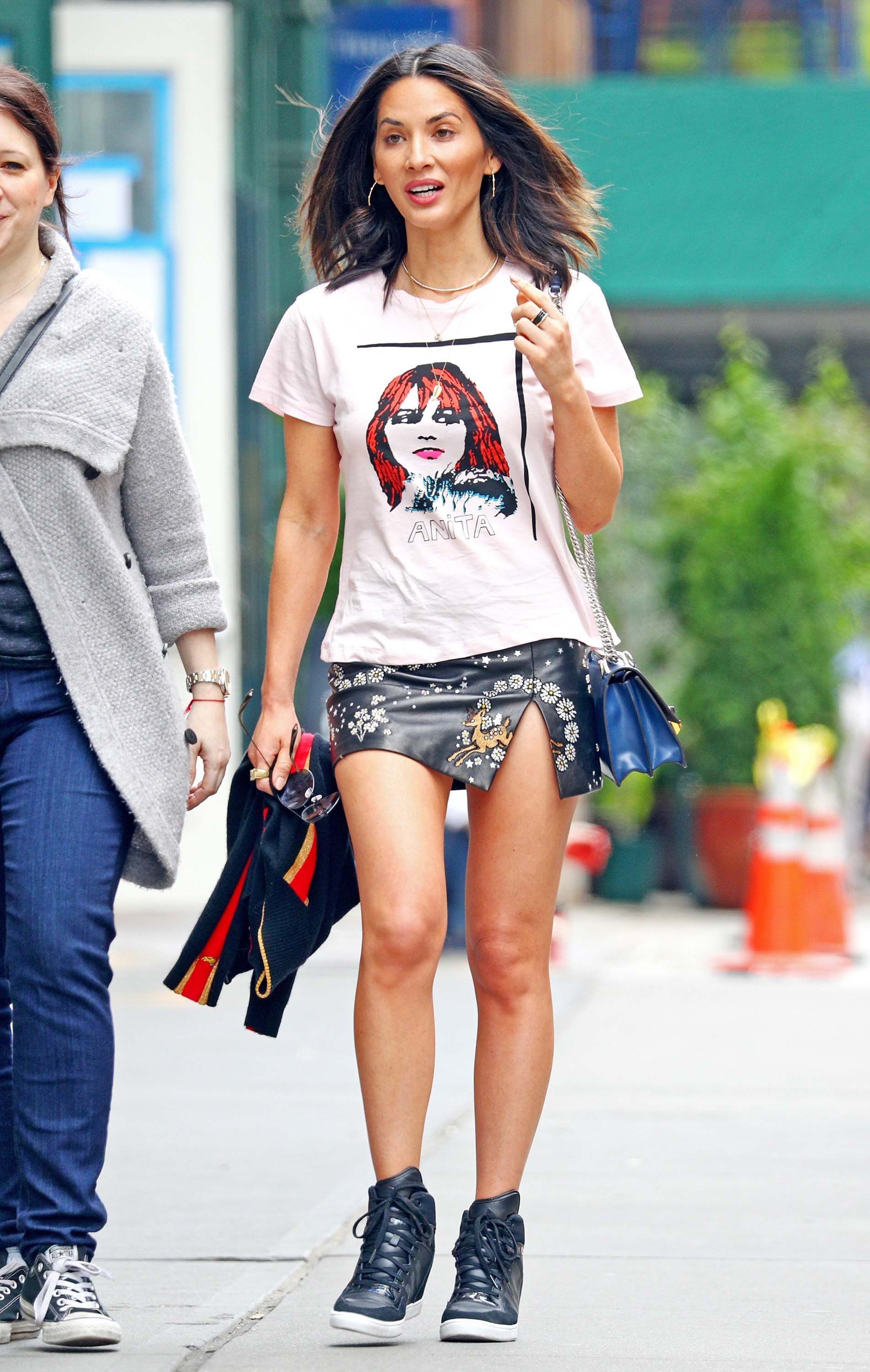 Olivia Munn out and about in NYC