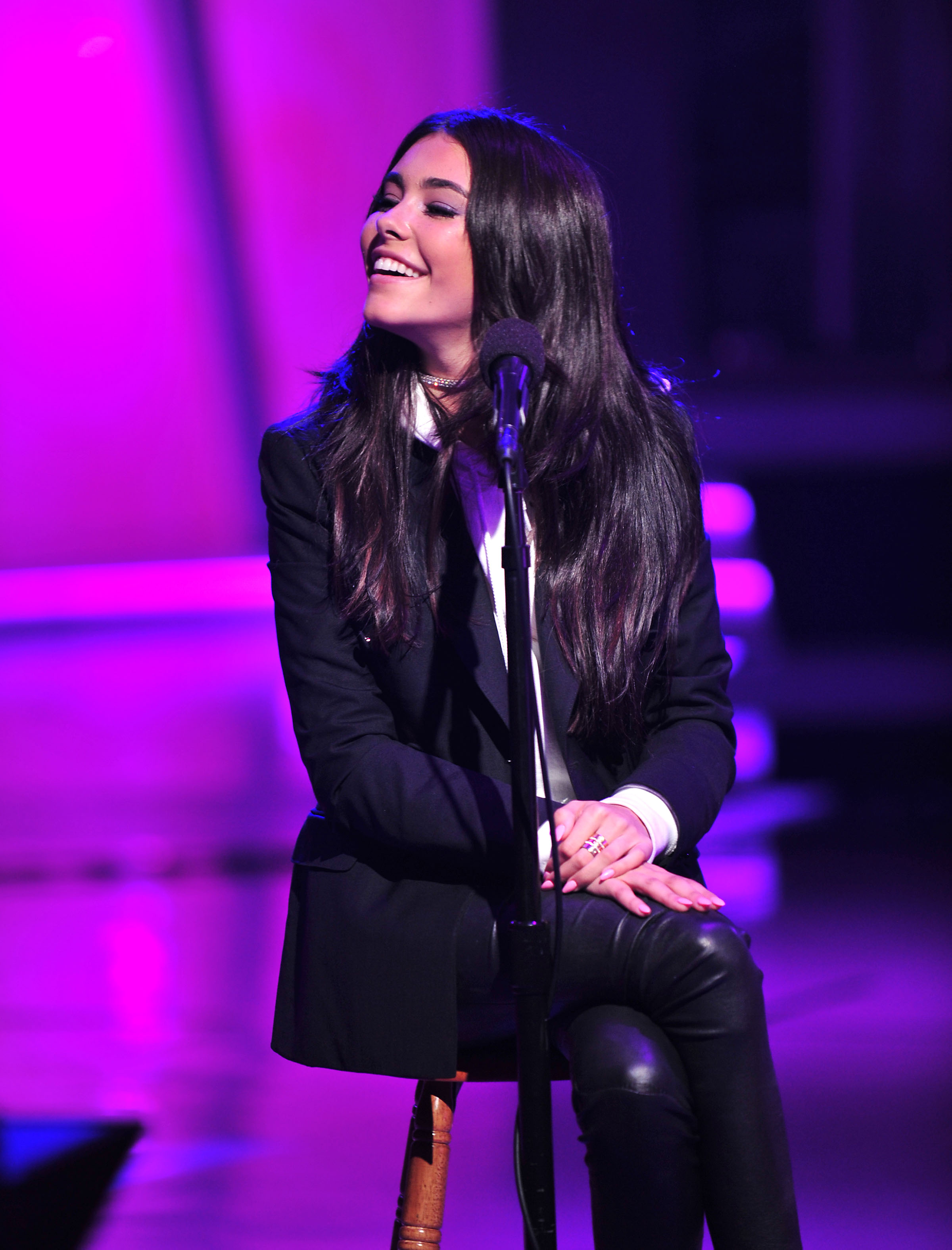 Madison Beer performing at Good Day LA