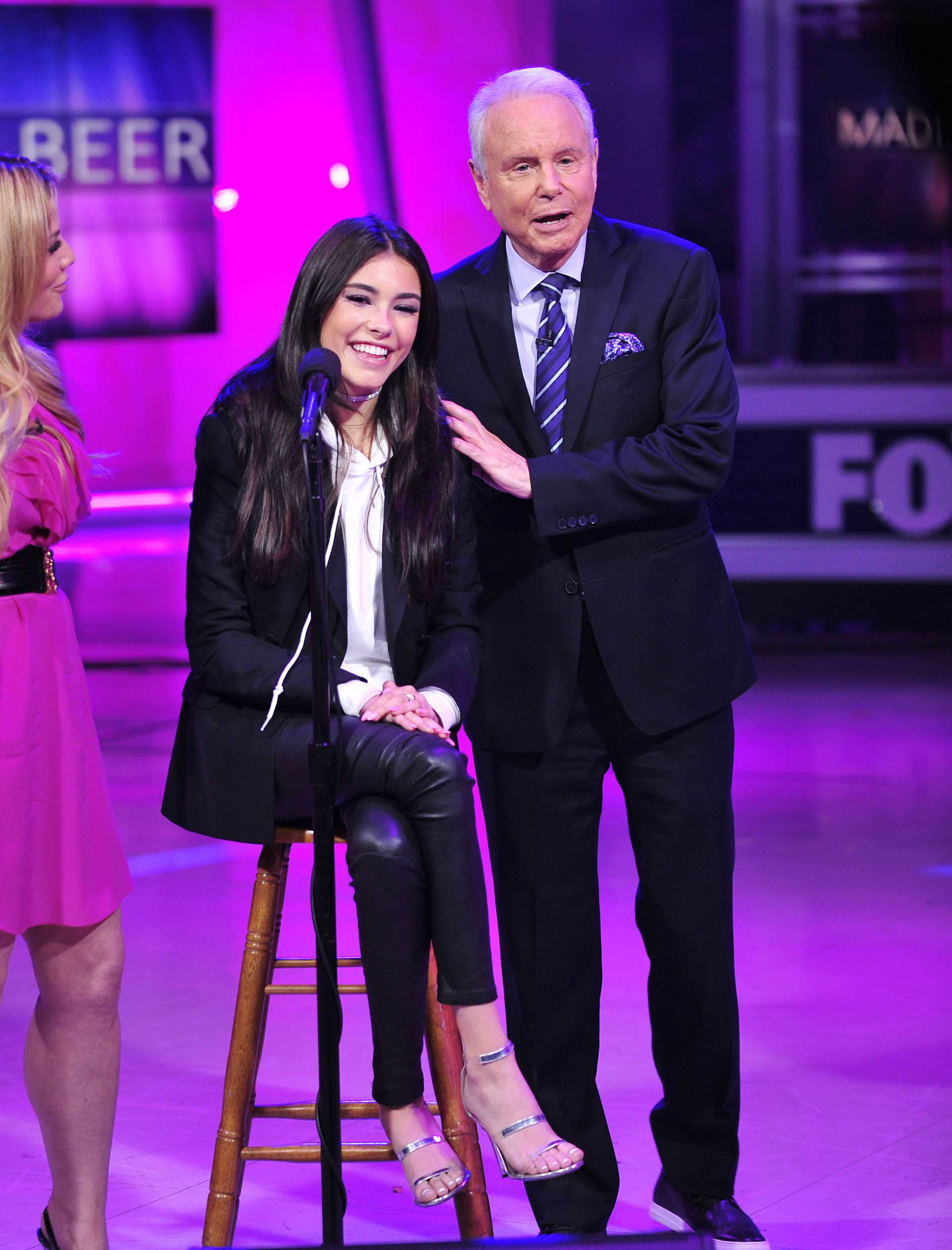 Madison Beer performing at Good Day LA