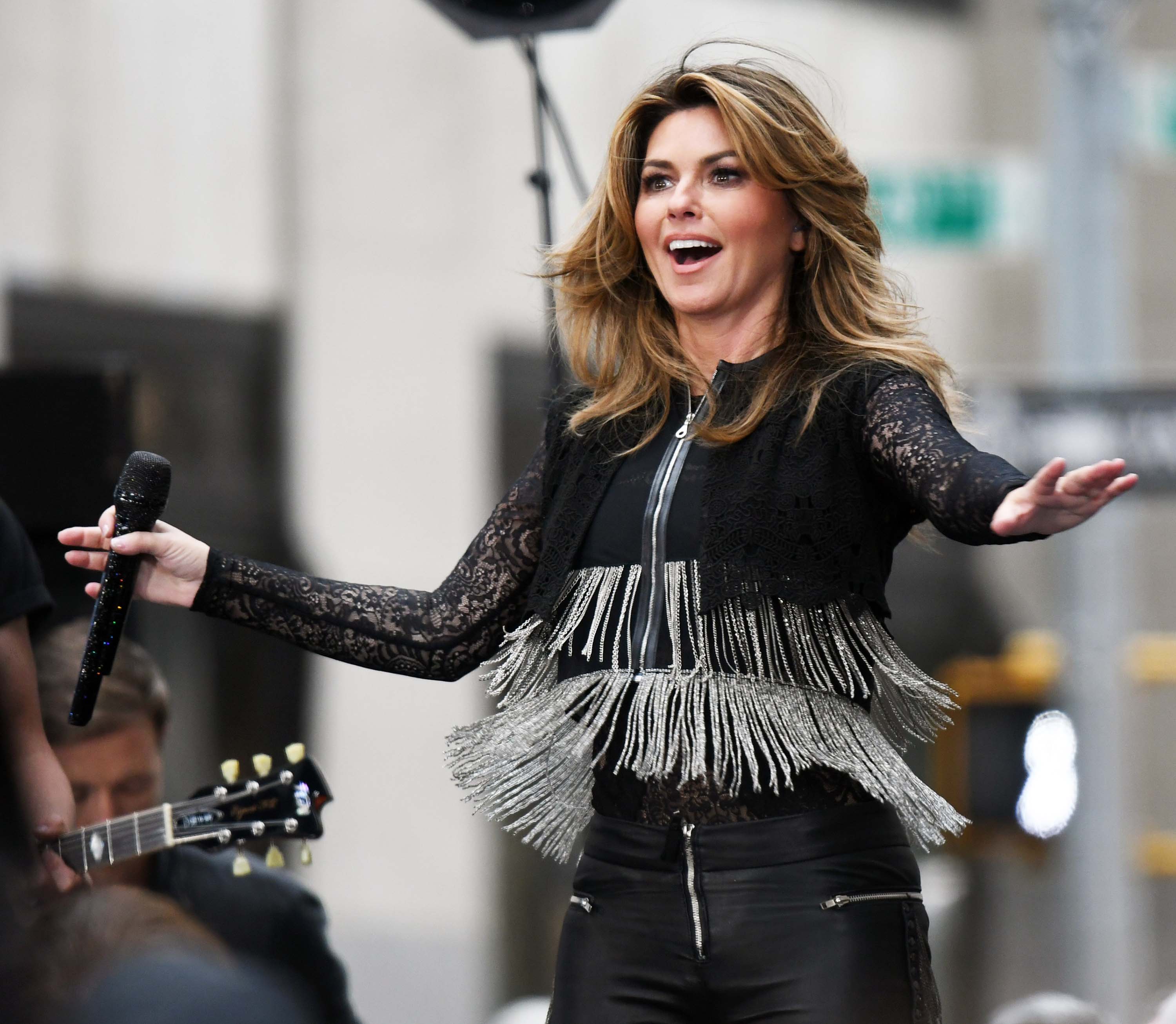 Shania Twain performs at Today show