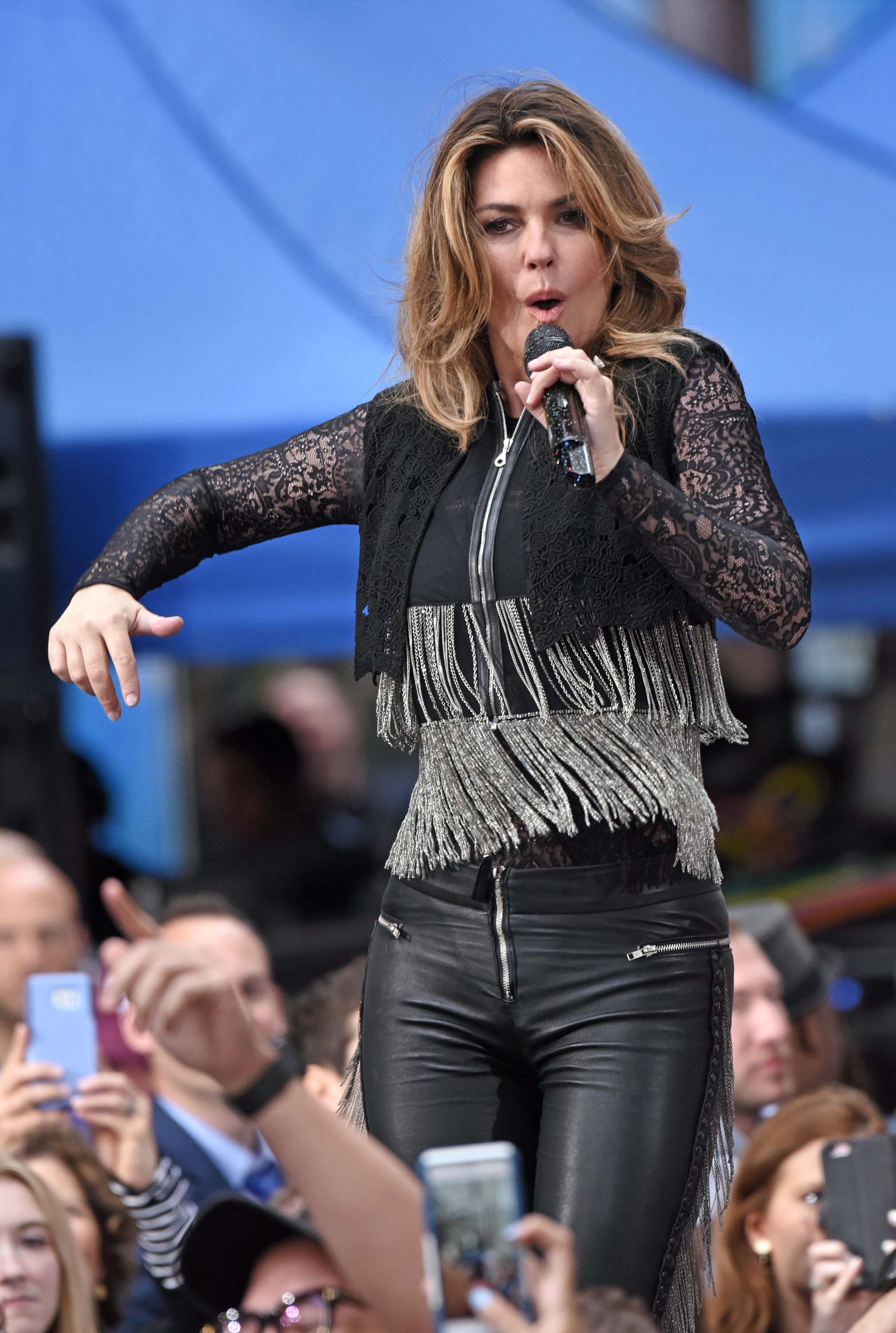 Shania Twain performs at Today show