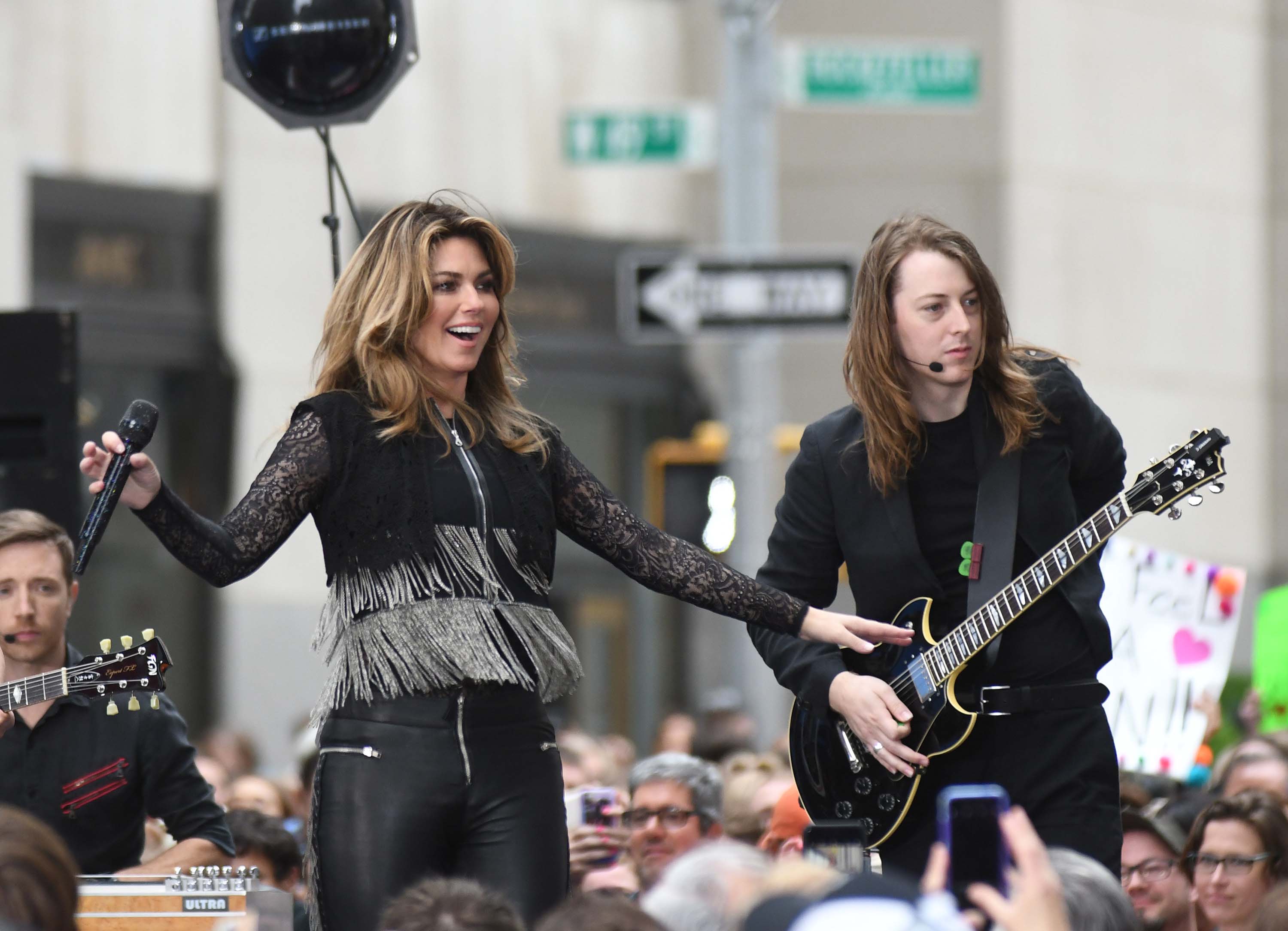 Shania Twain performs at Today show