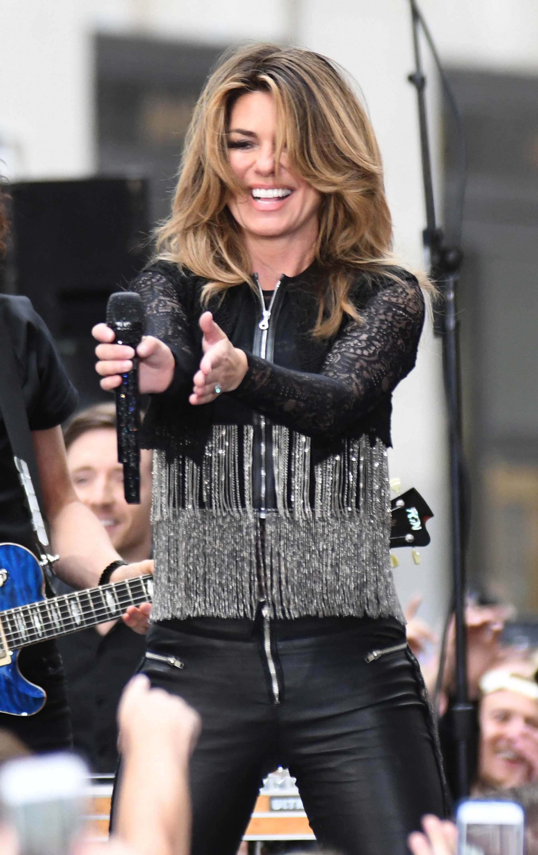 Shania Twain performs at Today show