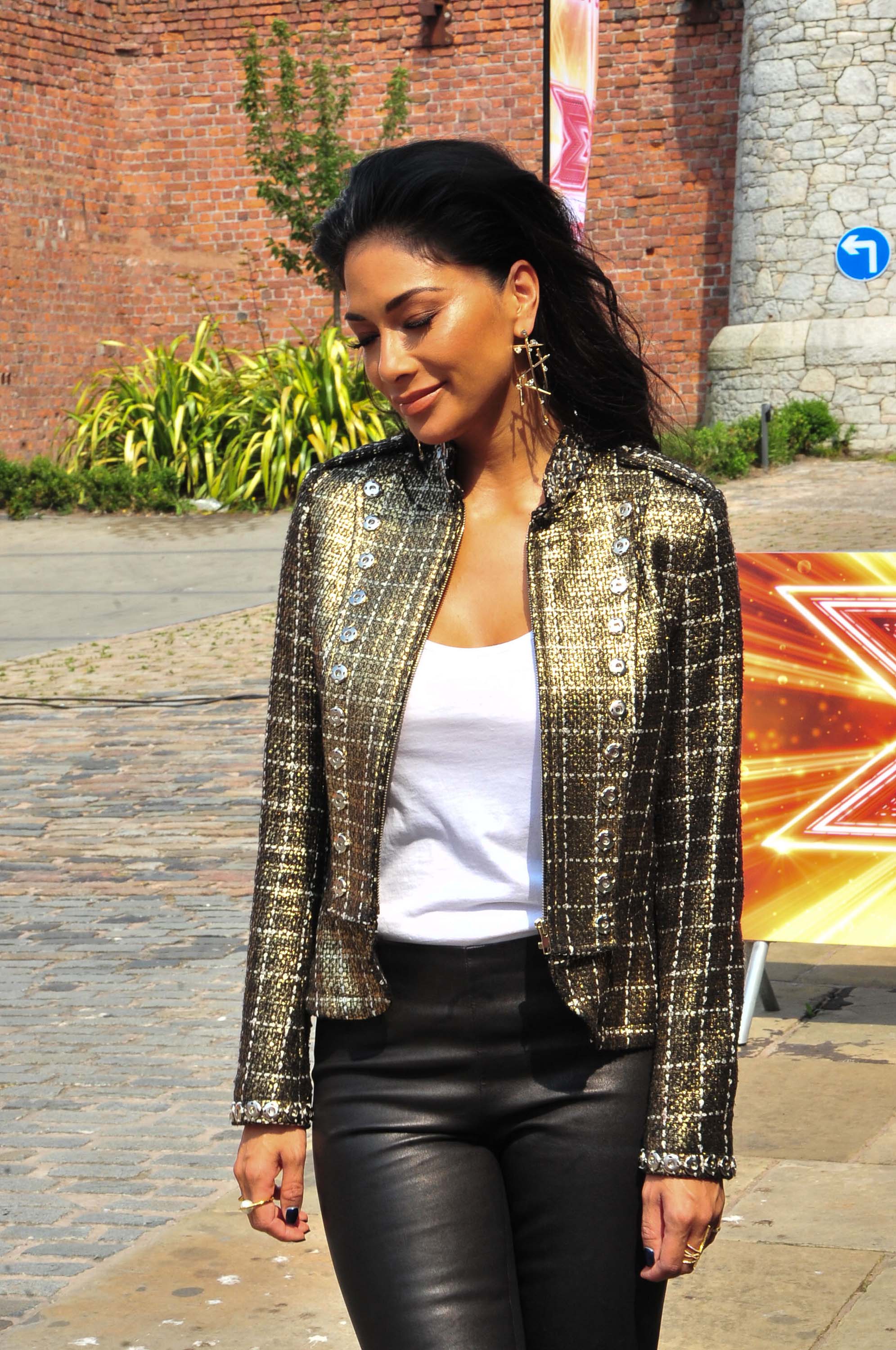 Nicole Scherzinger attends X Factor Auditions