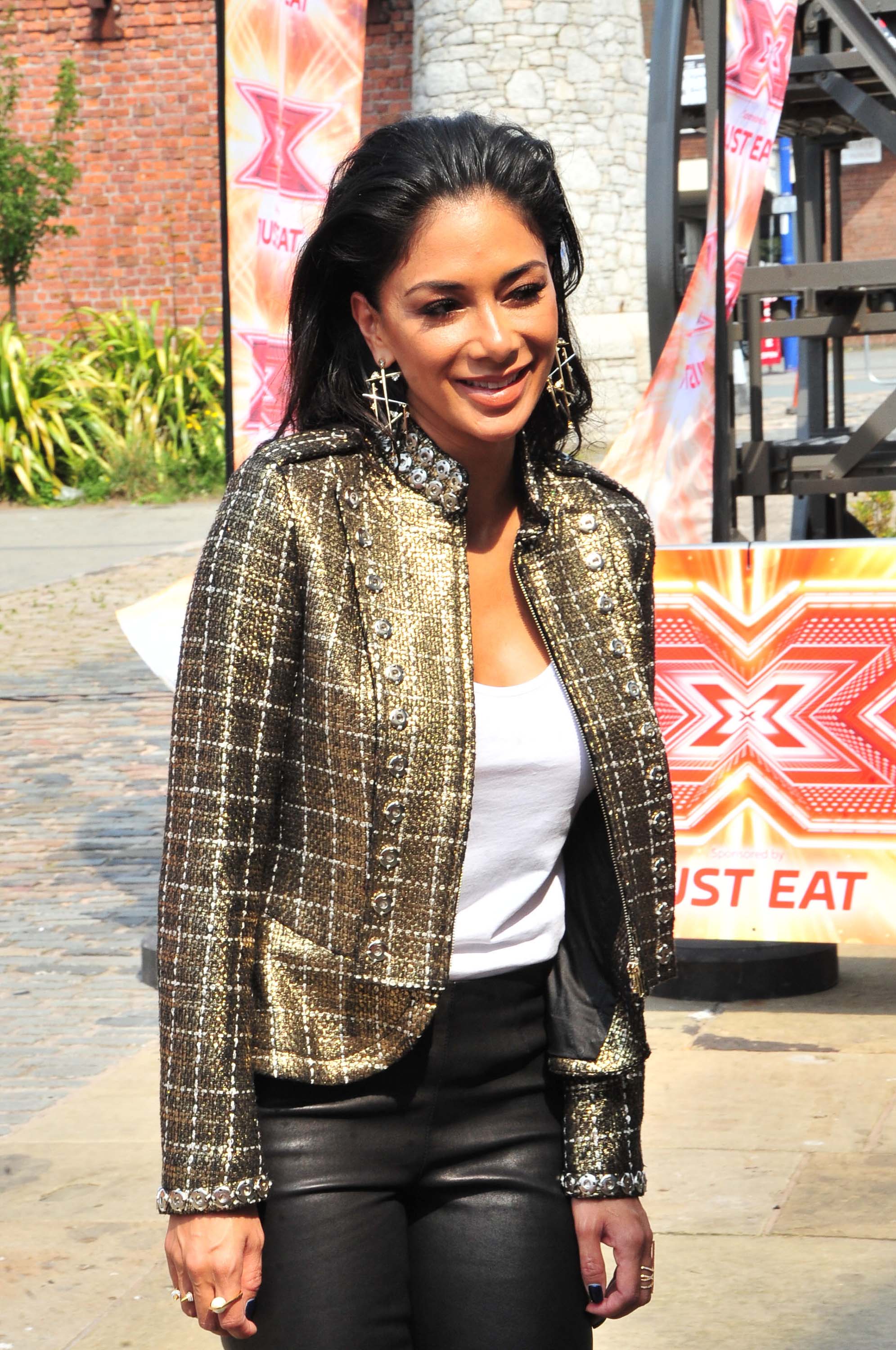 Nicole Scherzinger attends X Factor Auditions