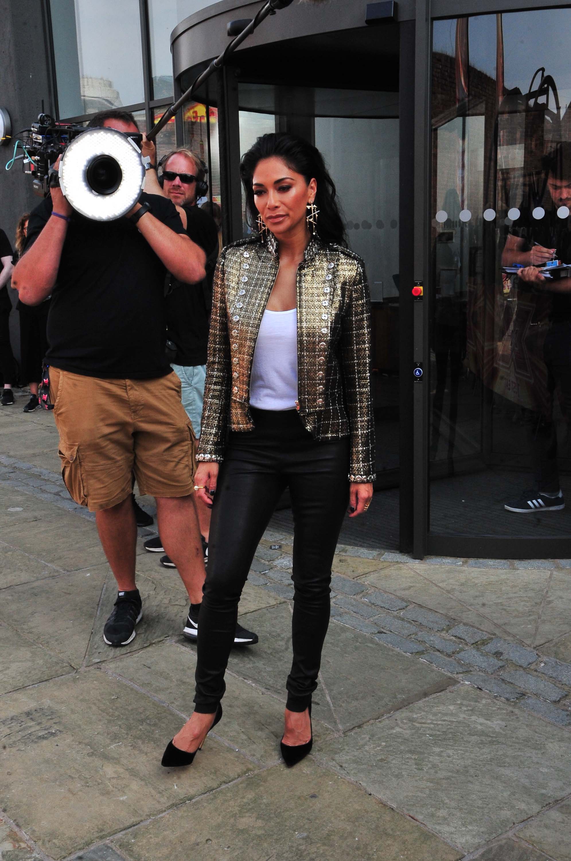 Nicole Scherzinger attends X Factor Auditions