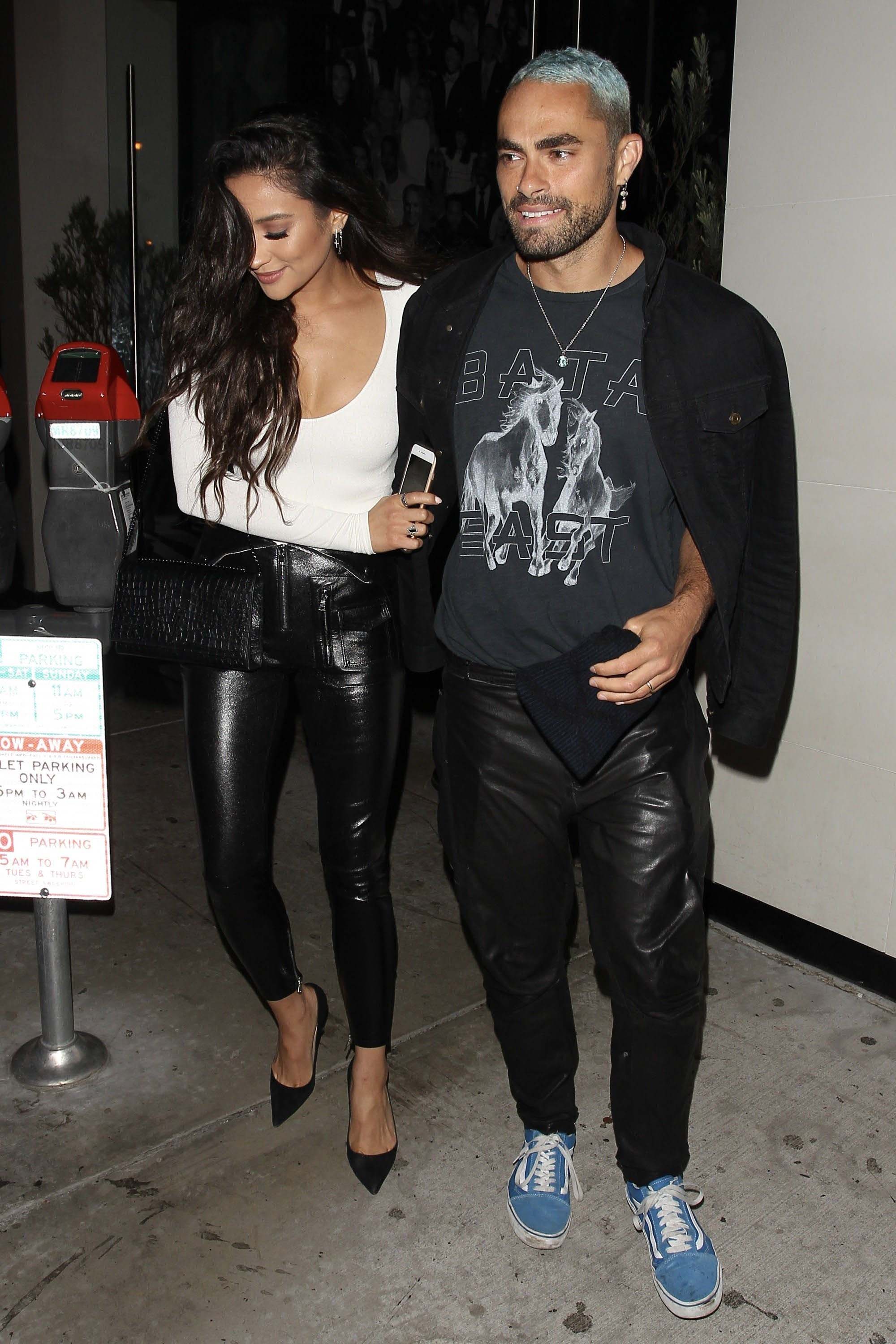 Shay Mitchell goes to Catch restaurant