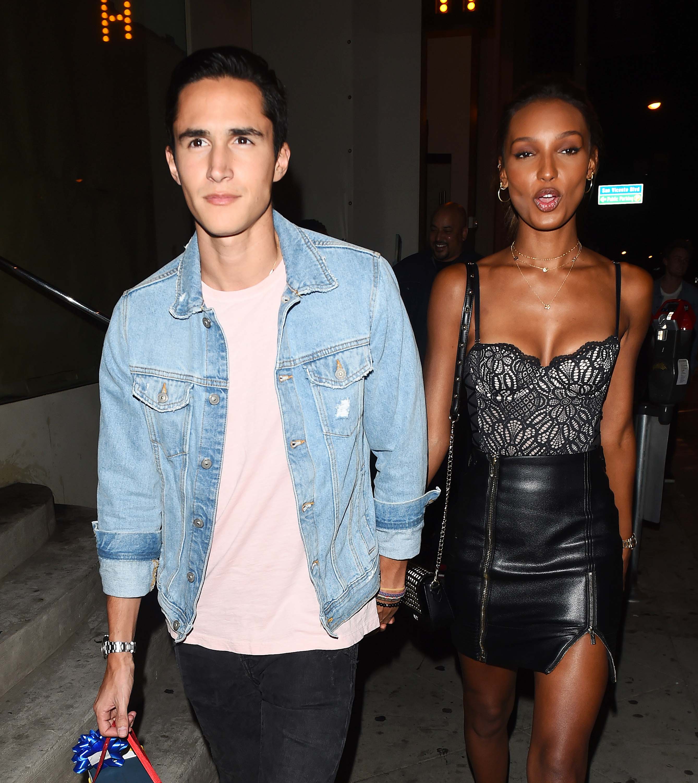 Jasmine Tookes seen at Catch restaurant