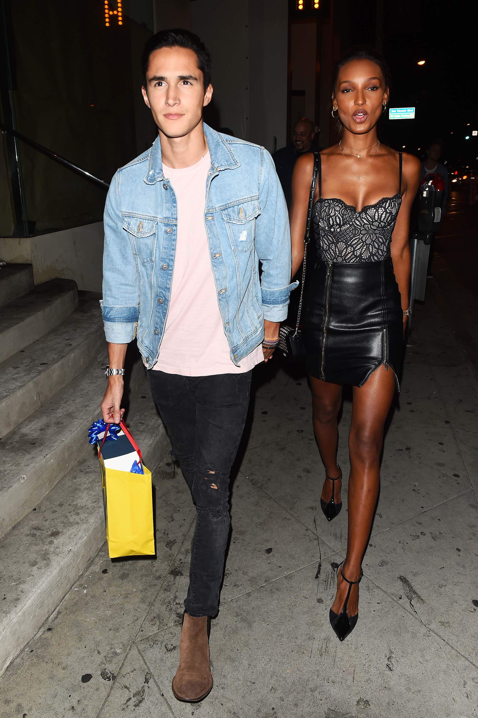 Jasmine Tookes seen at Catch restaurant