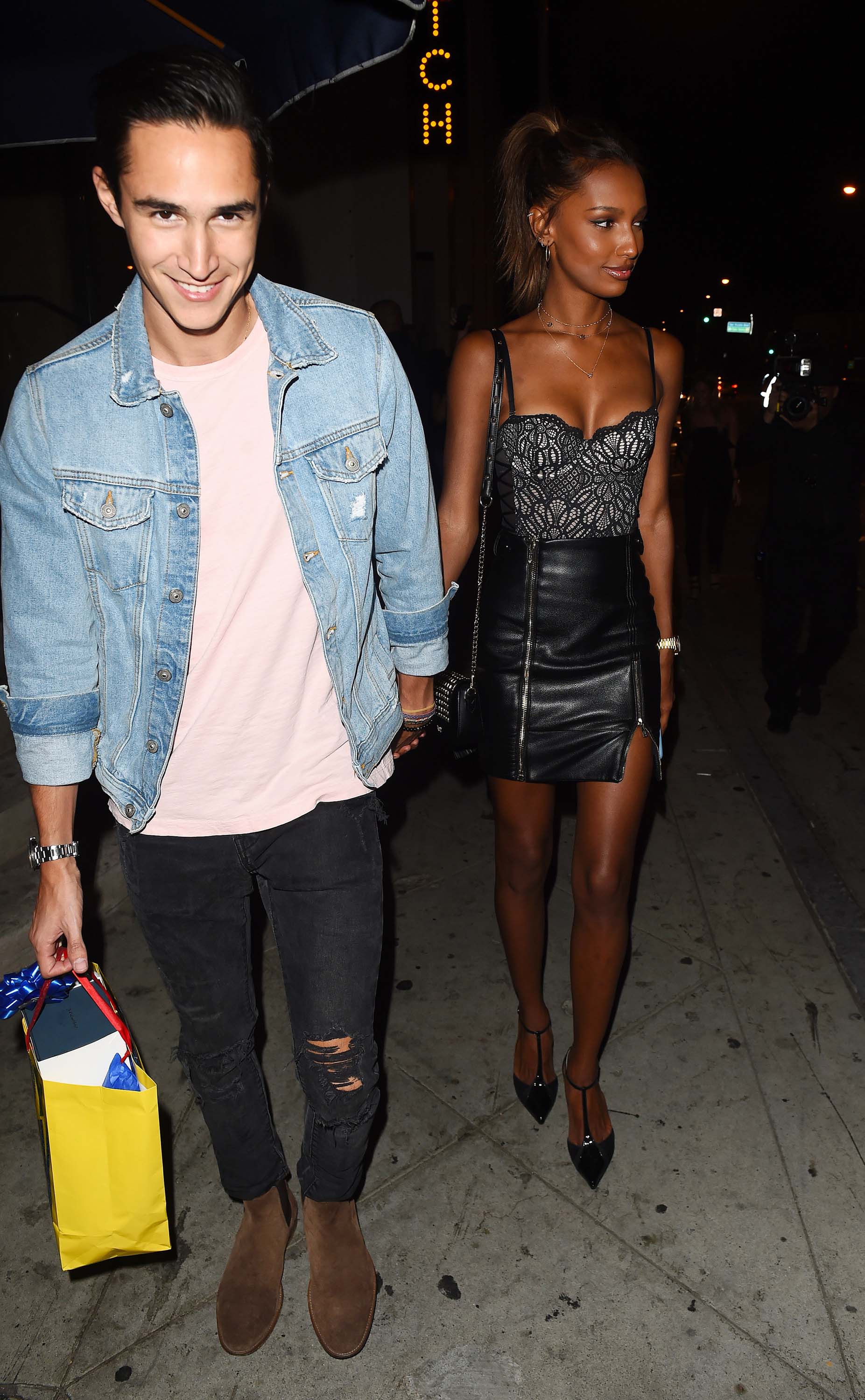 Jasmine Tookes seen at Catch restaurant