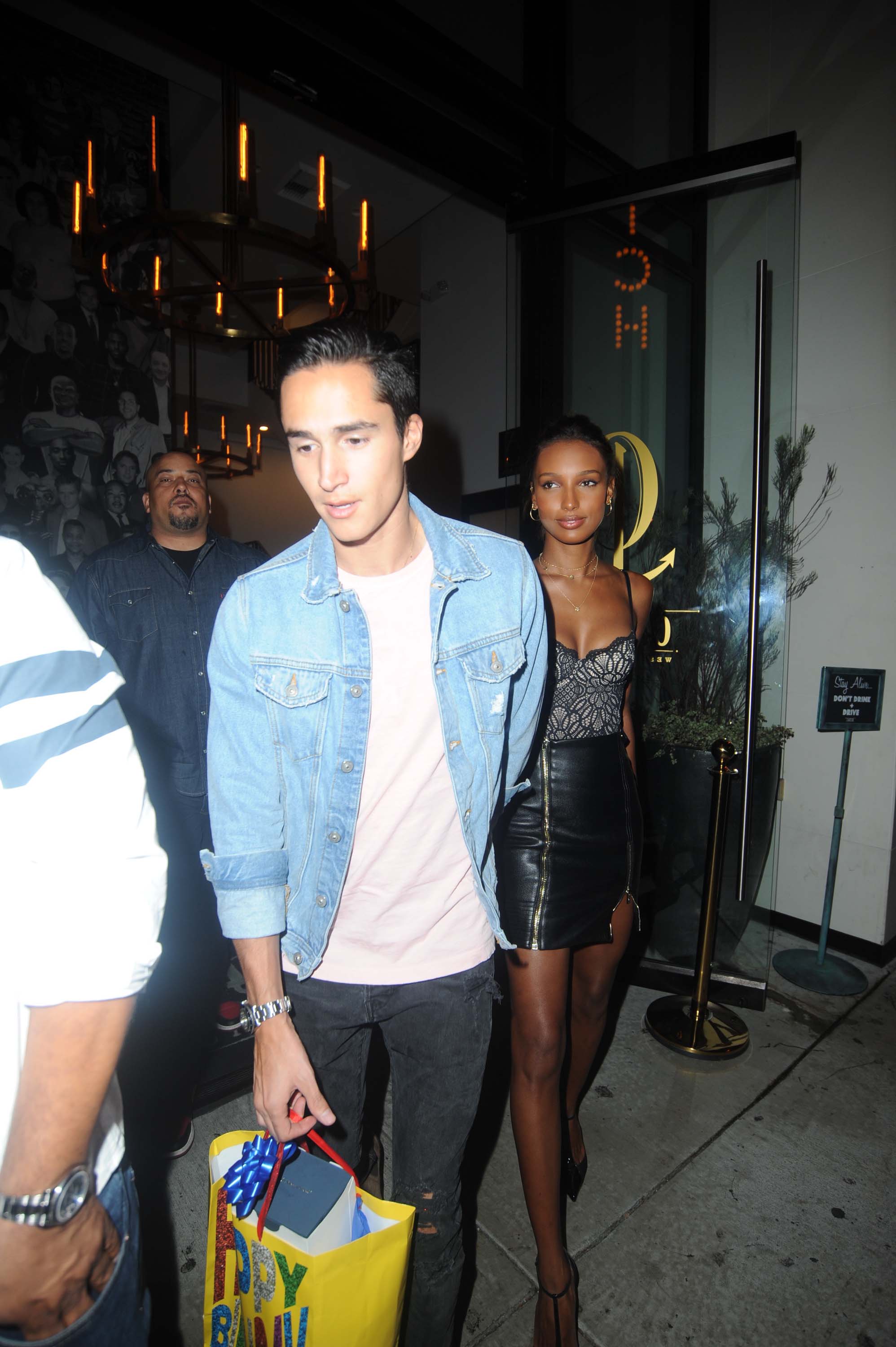 Jasmine Tookes seen at Catch restaurant