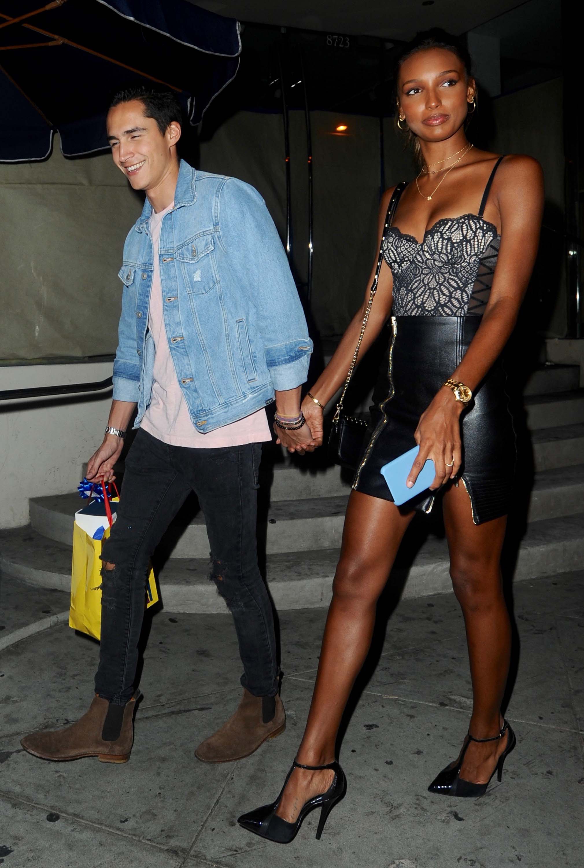 Jasmine Tookes seen at Catch restaurant