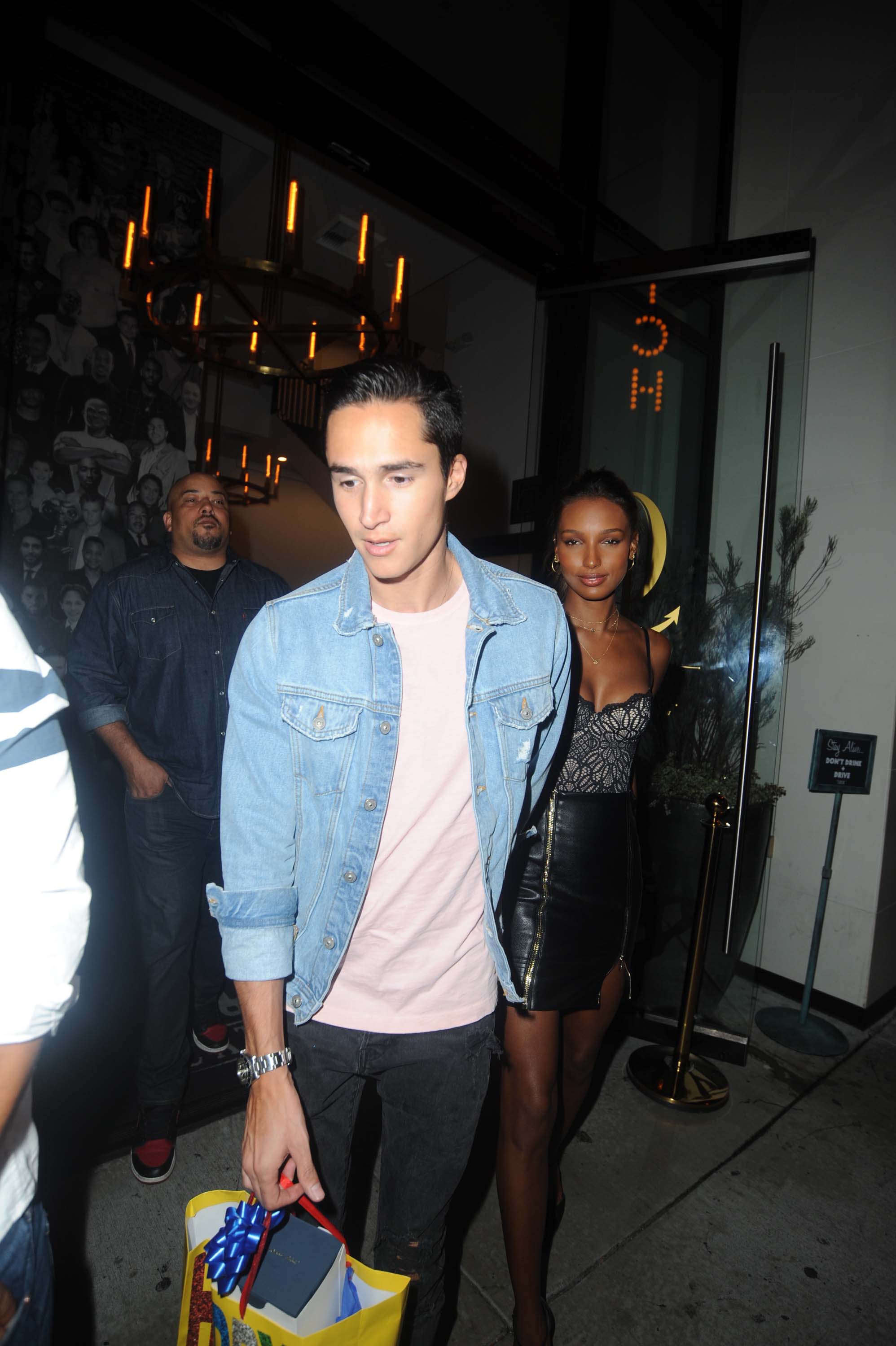 Jasmine Tookes seen at Catch restaurant