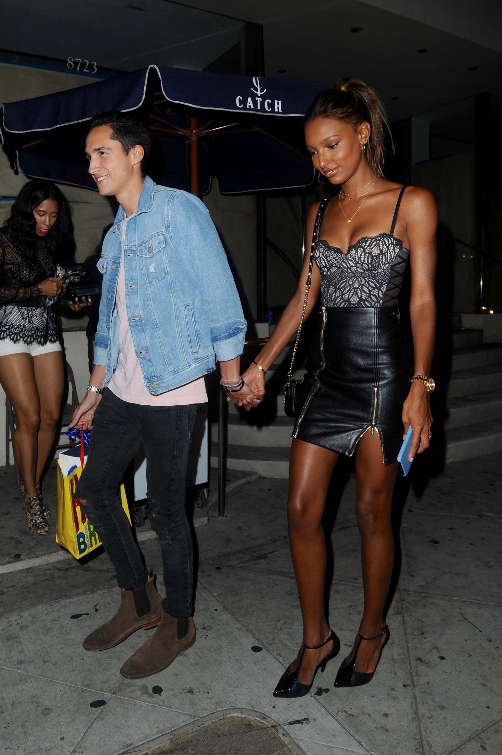 Jasmine Tookes seen at Catch restaurant