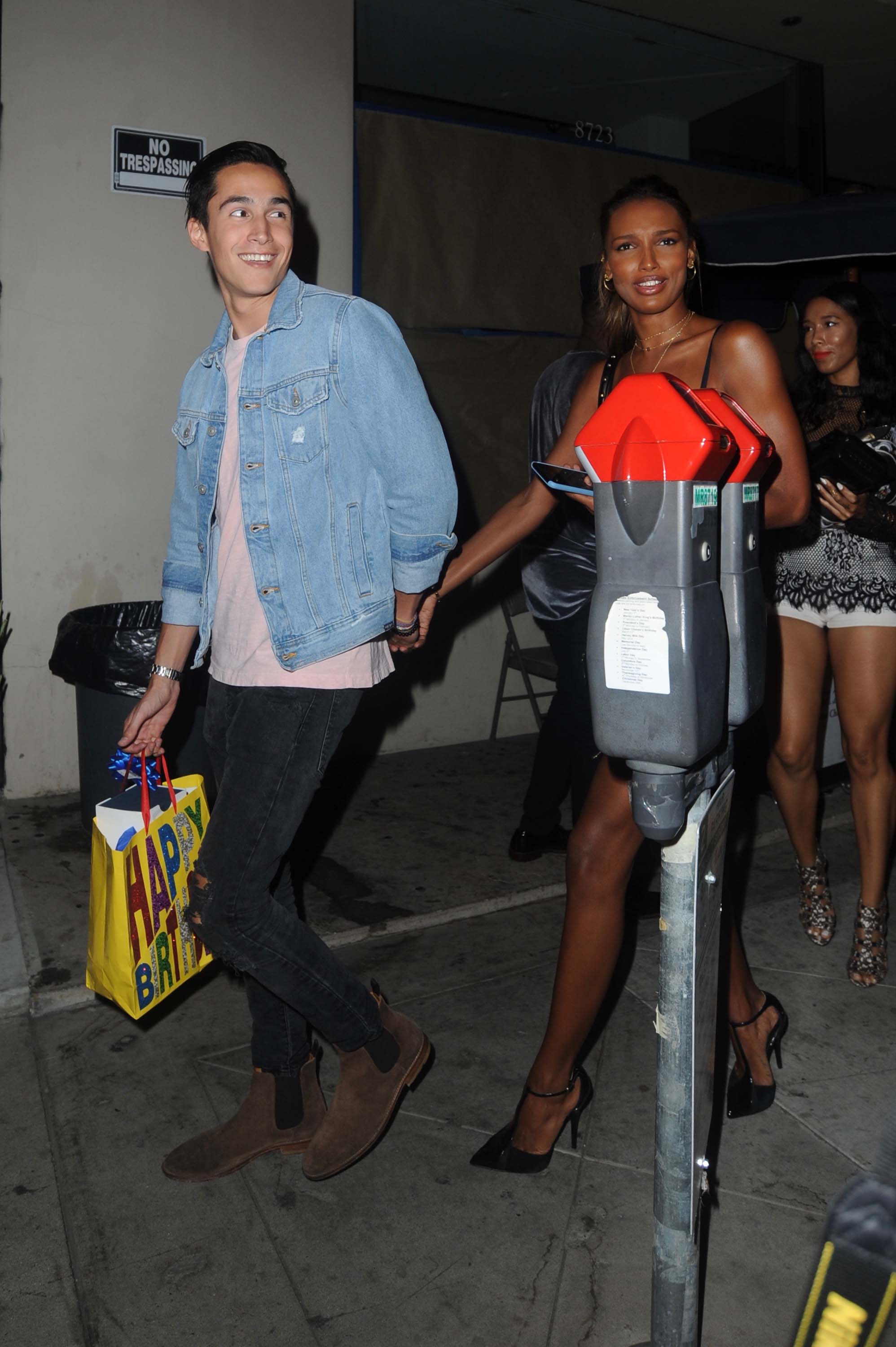 Jasmine Tookes seen at Catch restaurant