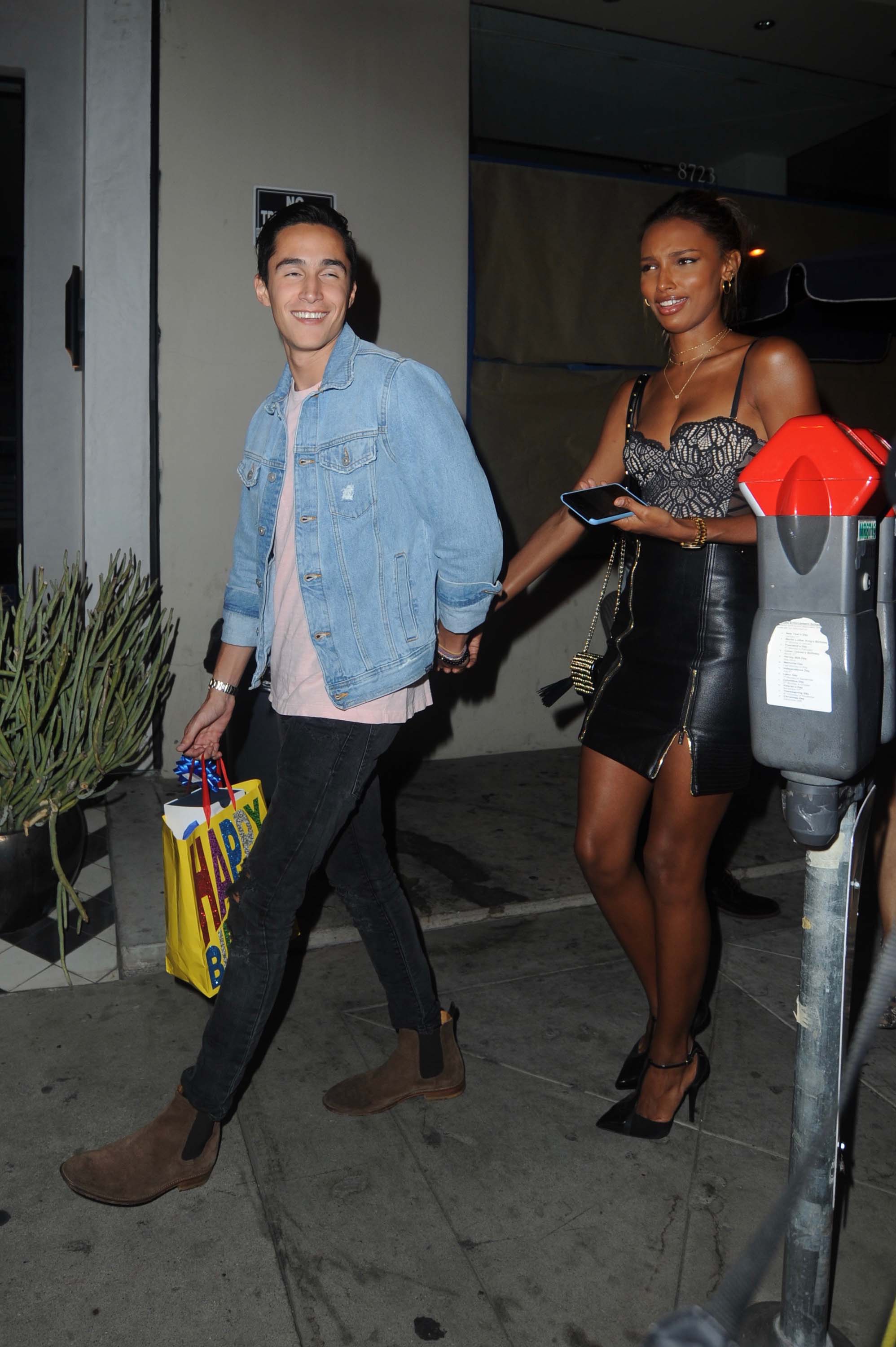 Jasmine Tookes seen at Catch restaurant