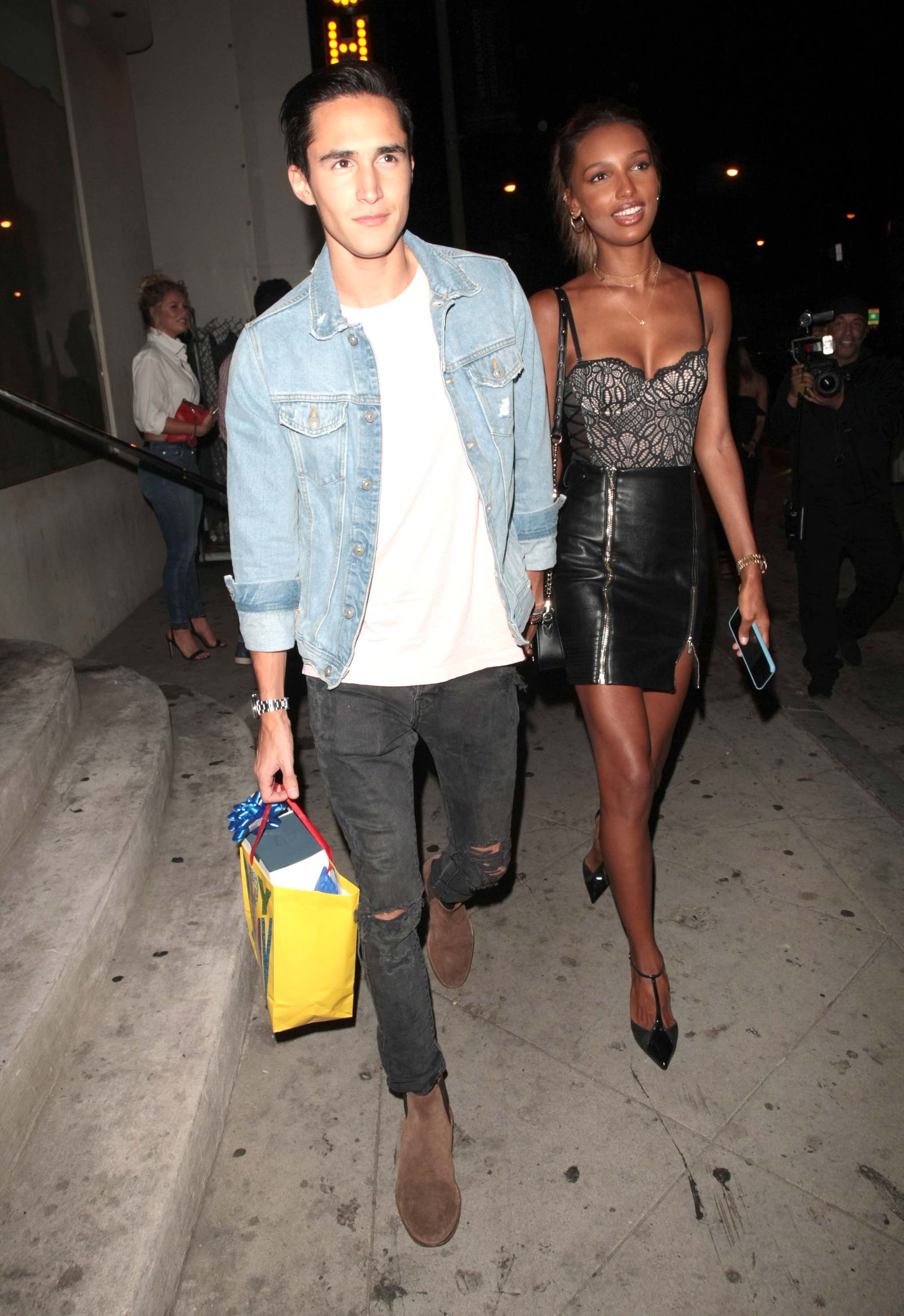 Jasmine Tookes seen at Catch restaurant