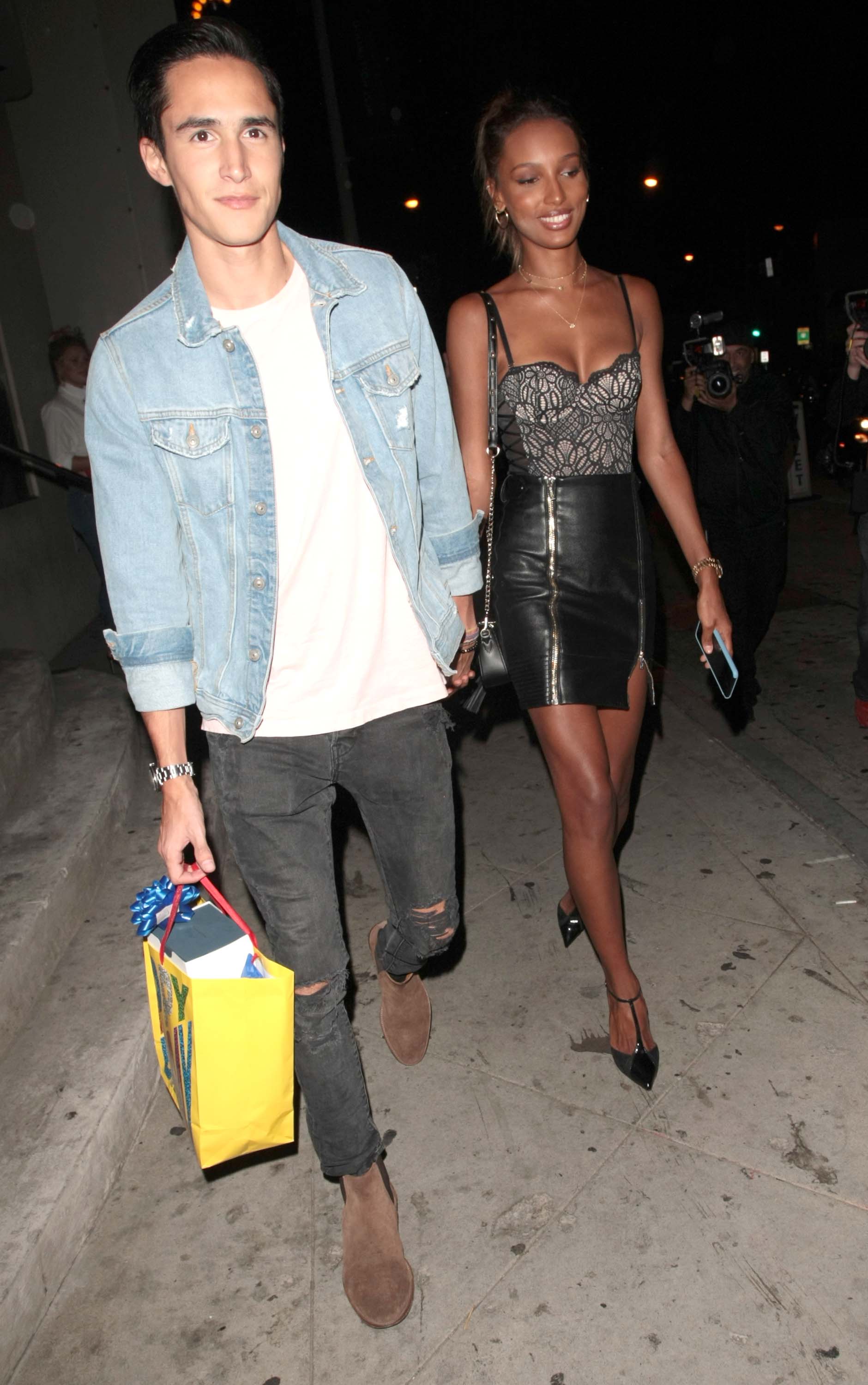 Jasmine Tookes seen at Catch restaurant