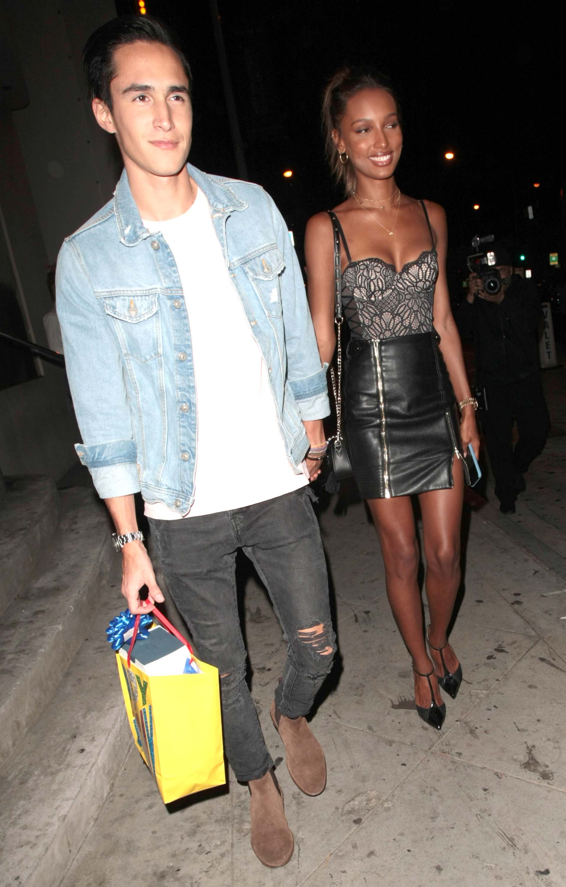 Jasmine Tookes seen at Catch restaurant