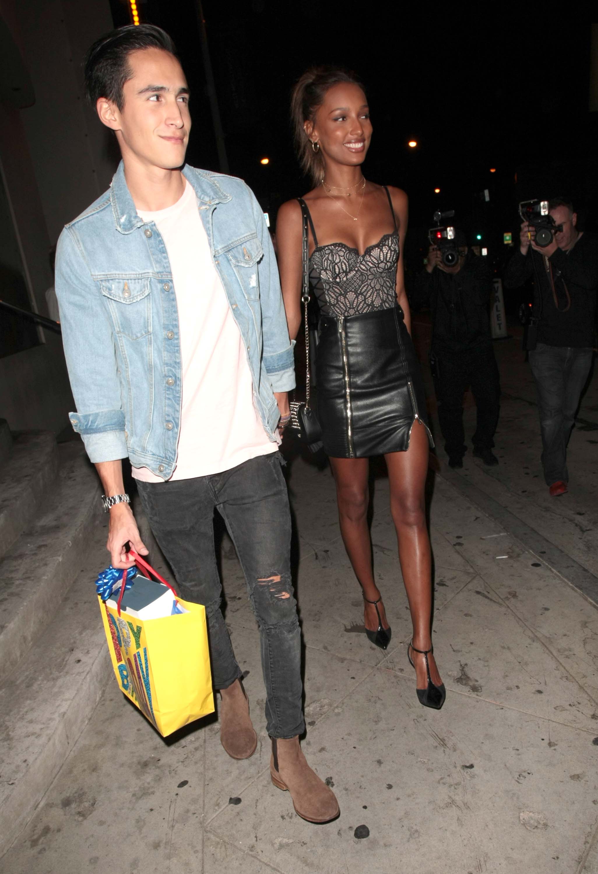 Jasmine Tookes seen at Catch restaurant