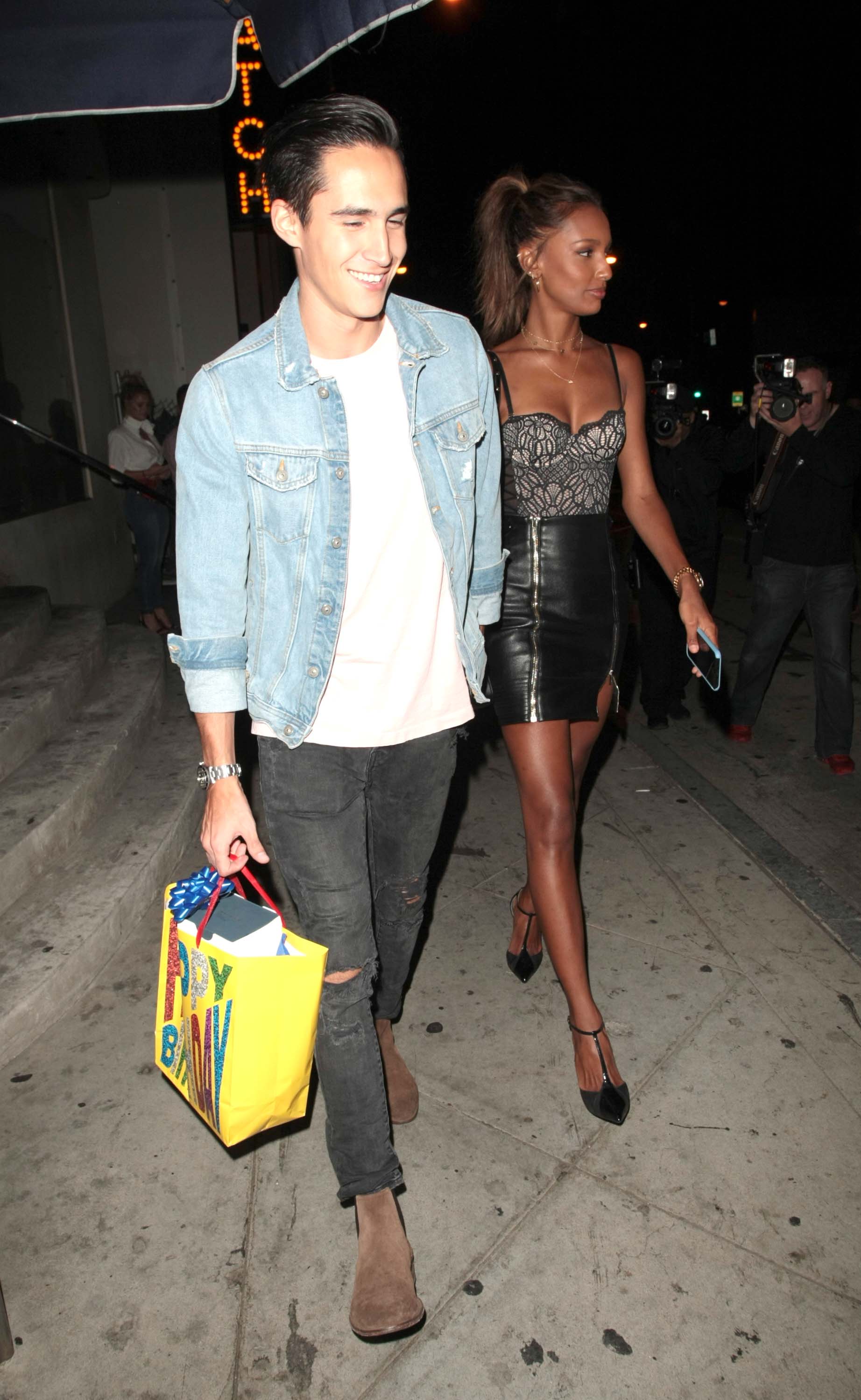 Jasmine Tookes seen at Catch restaurant