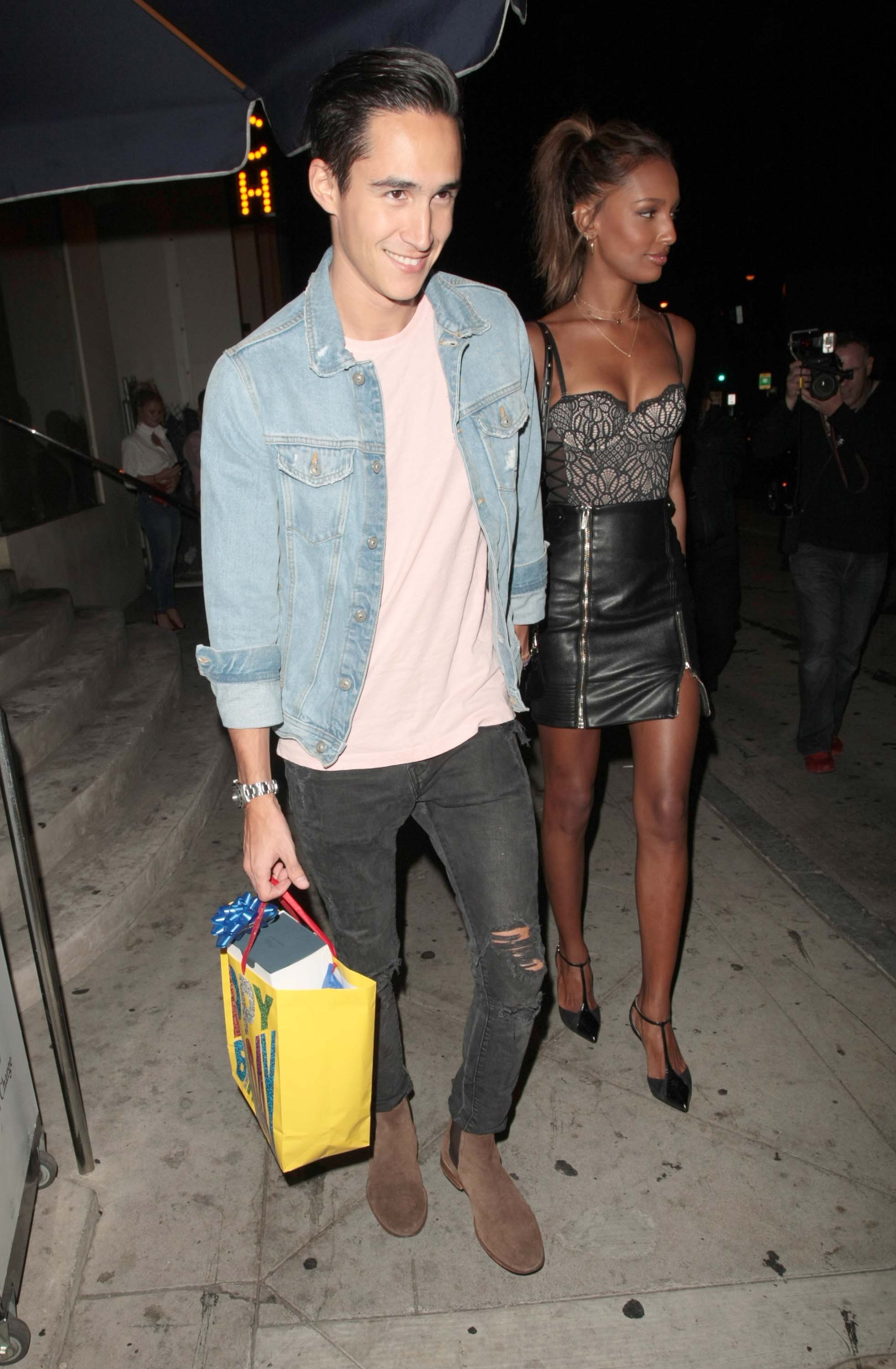 Jasmine Tookes seen at Catch restaurant