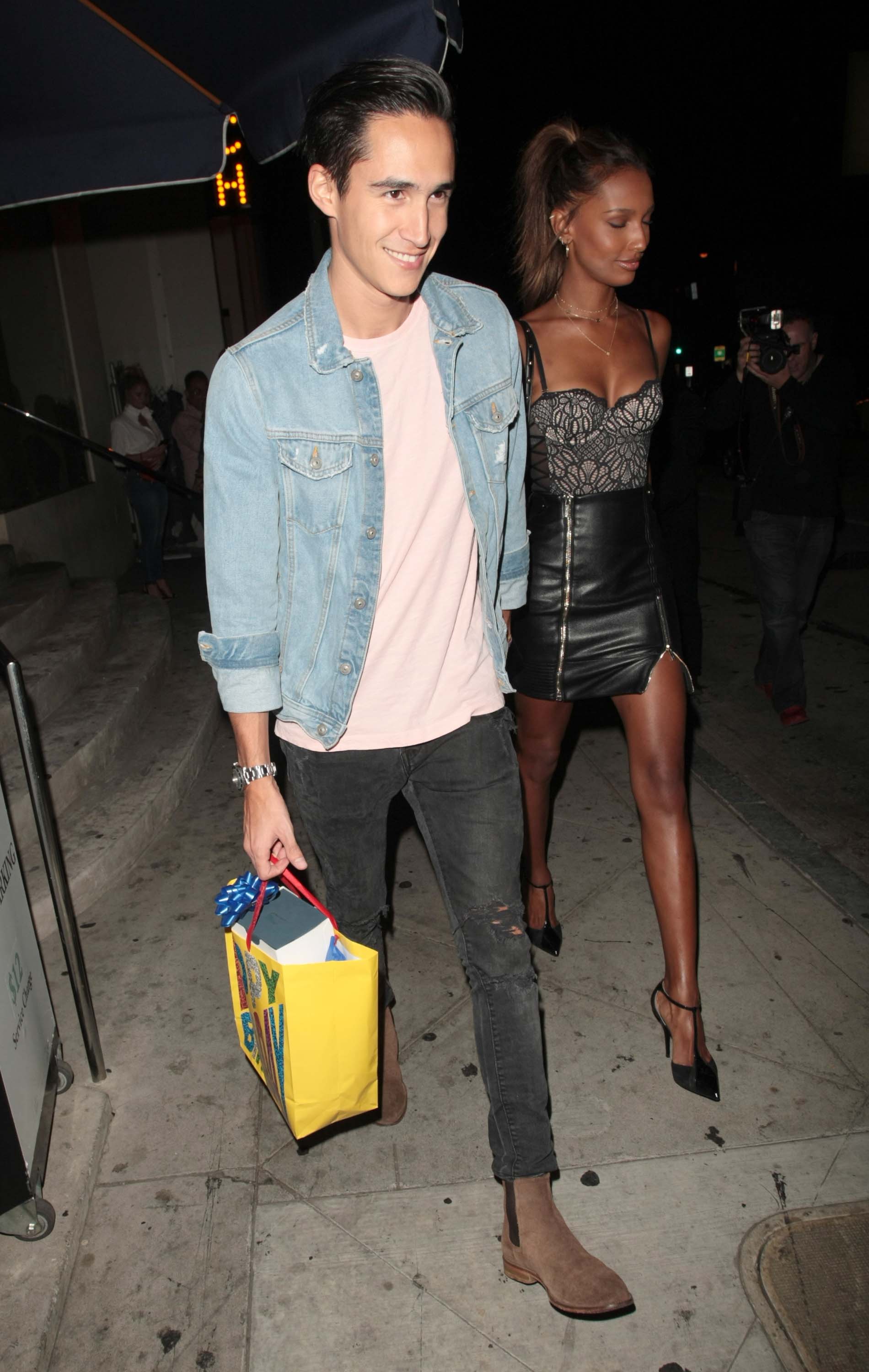 Jasmine Tookes seen at Catch restaurant