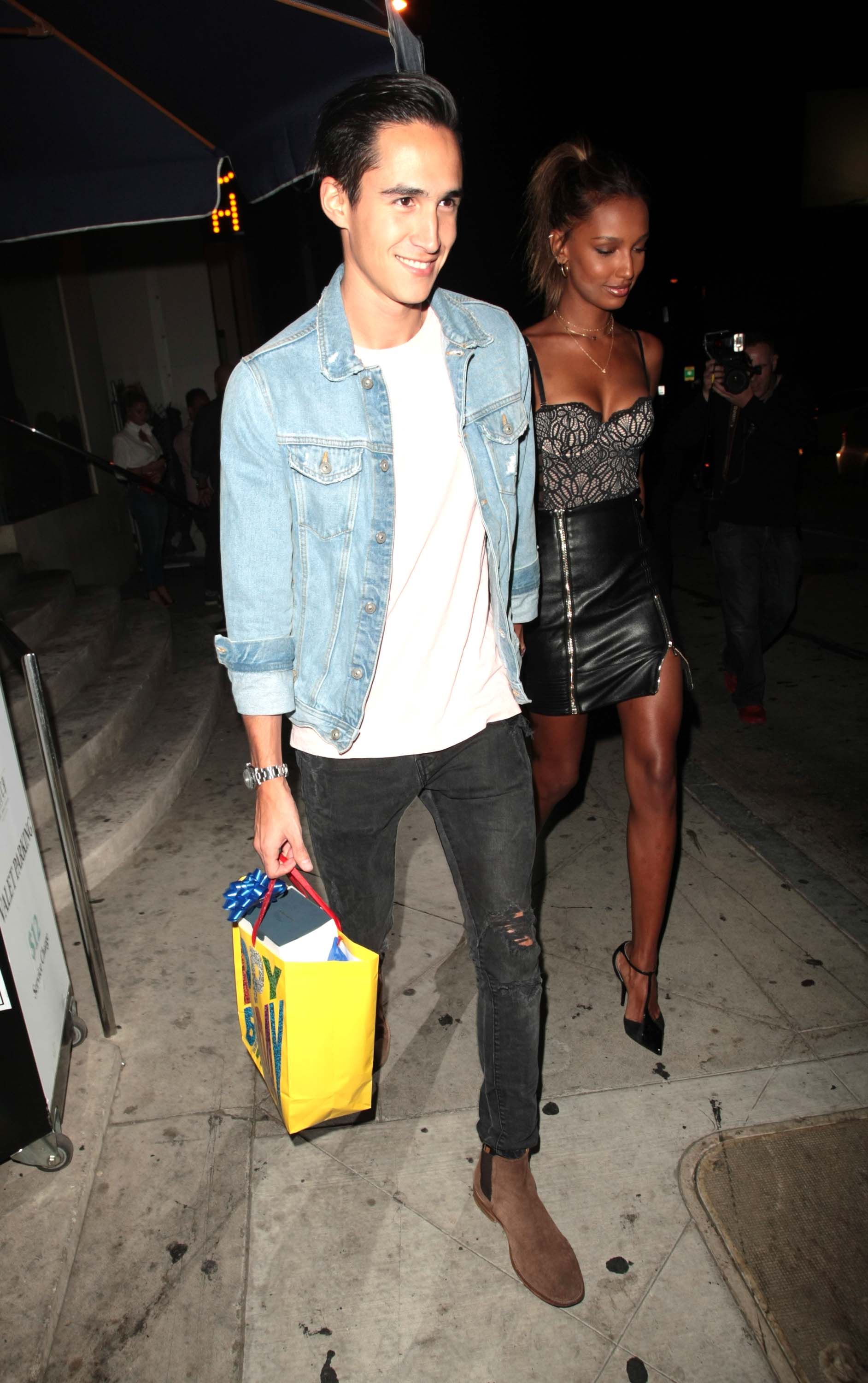 Jasmine Tookes seen at Catch restaurant