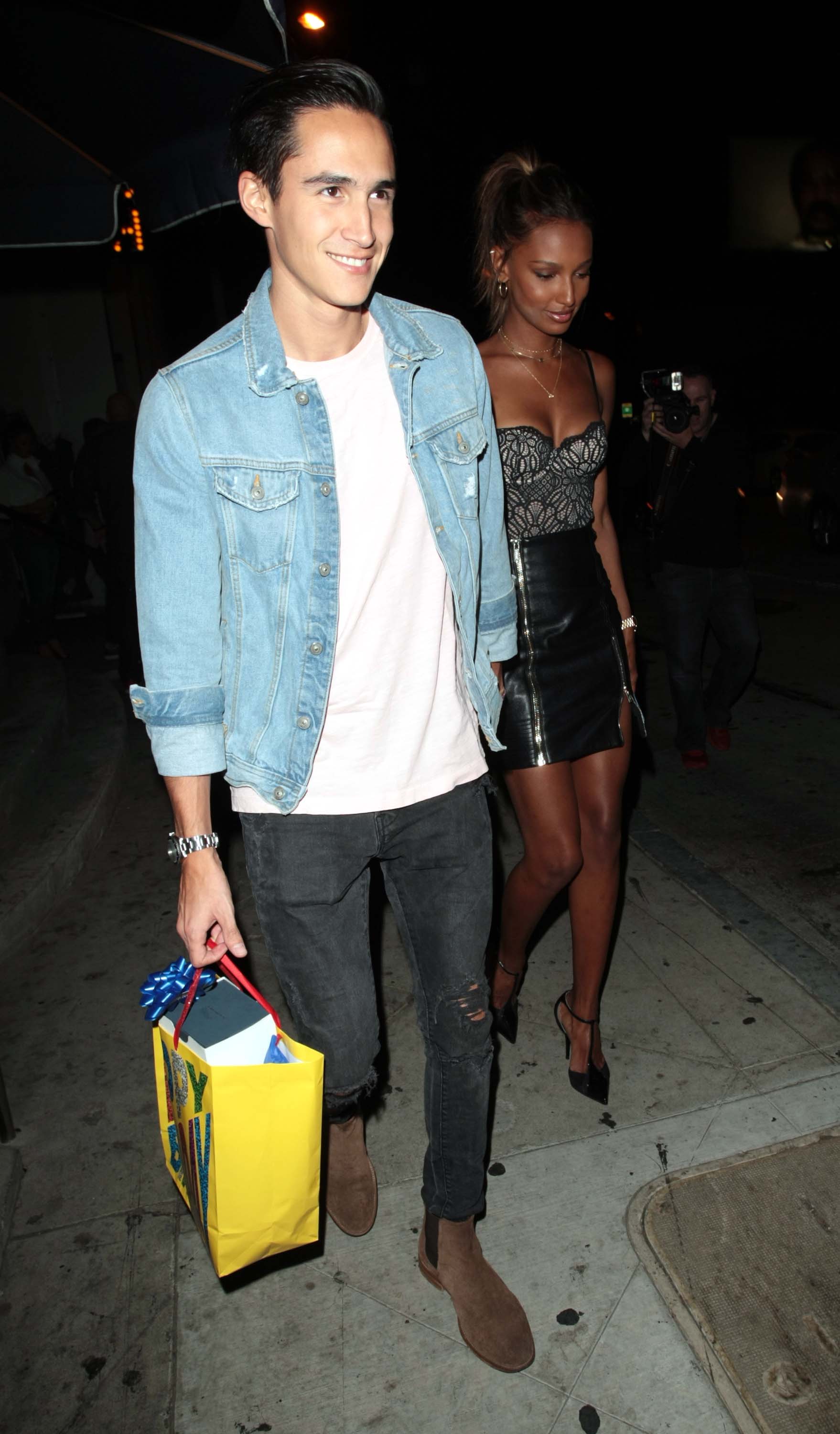 Jasmine Tookes seen at Catch restaurant