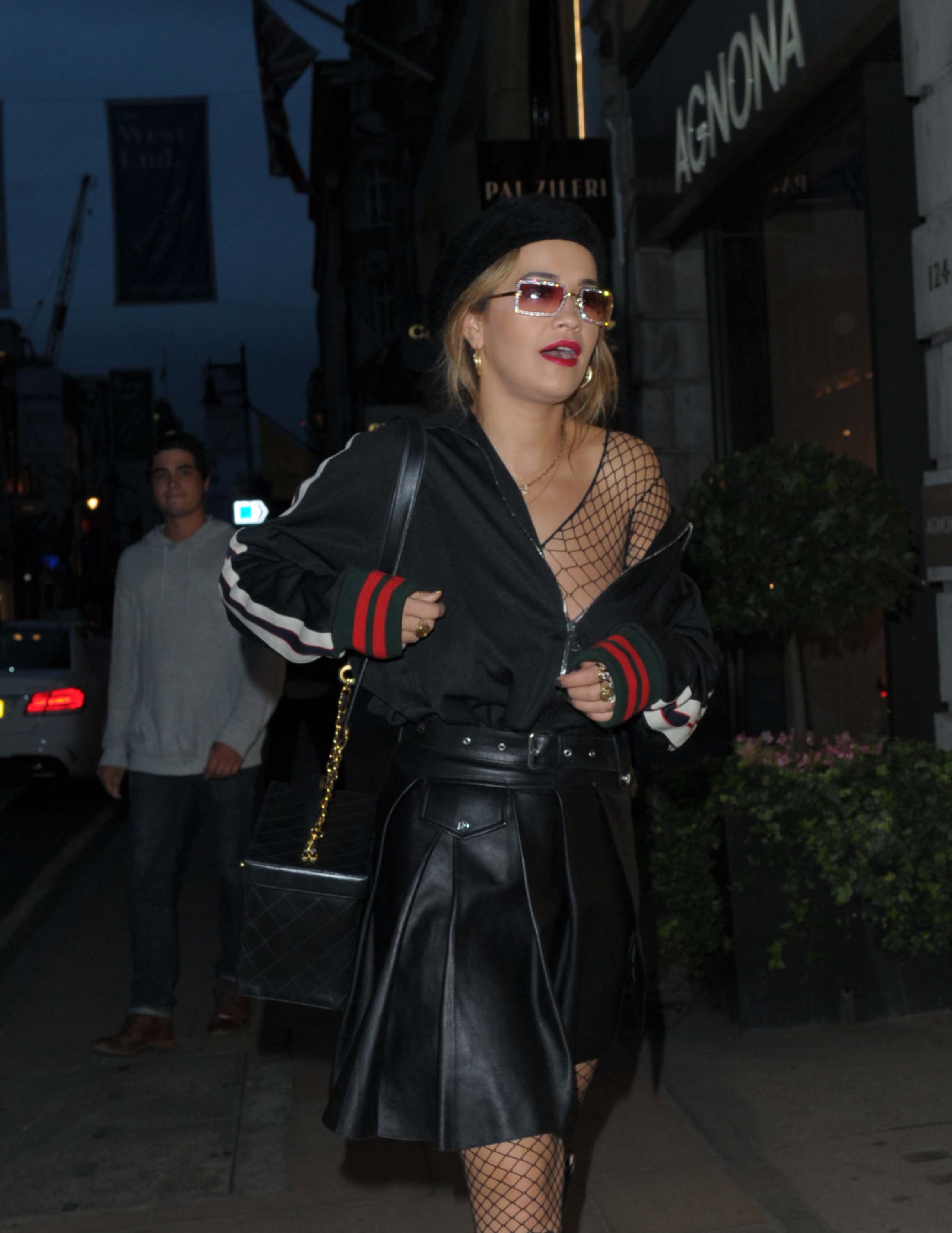Rita Ora leaves TINGS Magazine - launch party